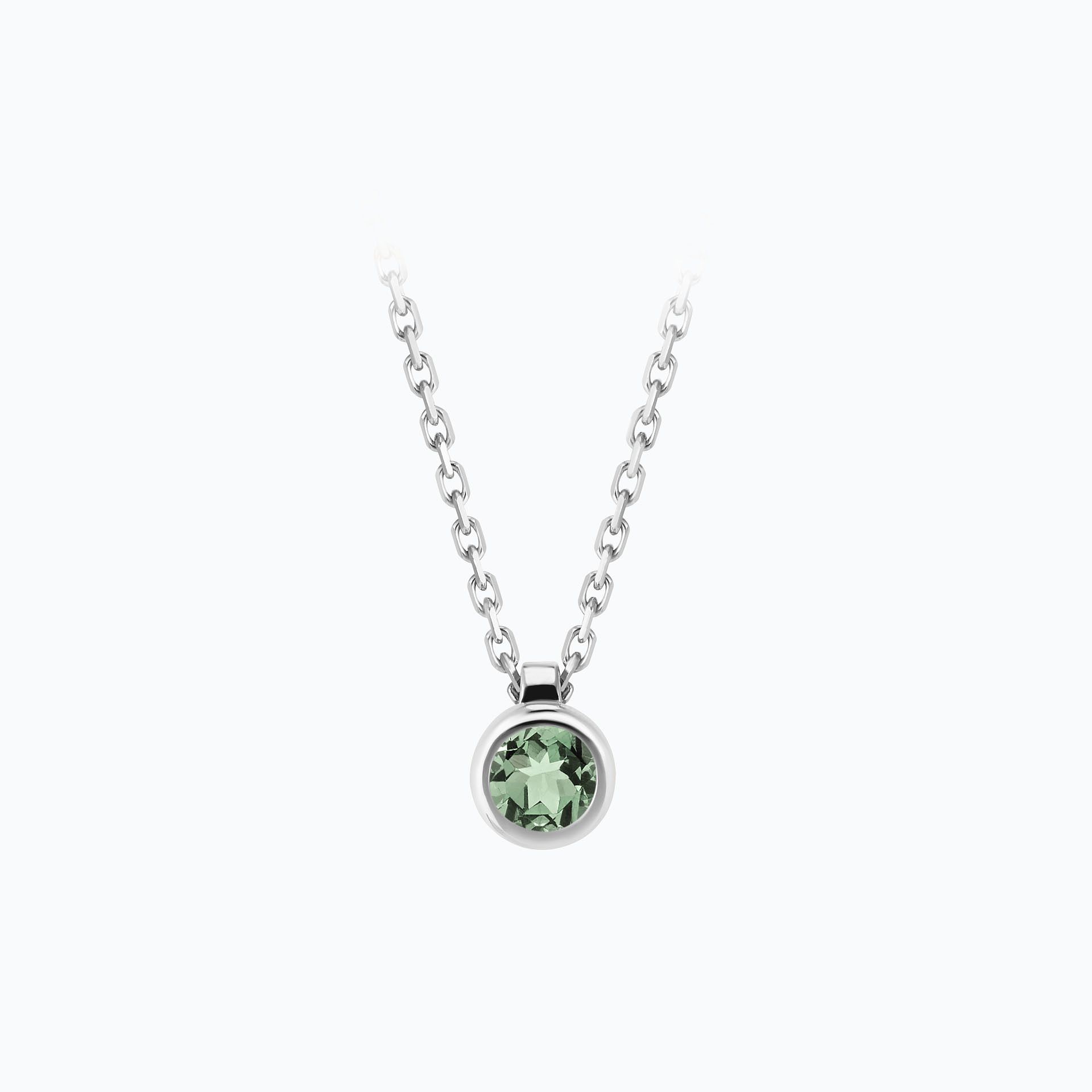 Collier Sparkling Saphir Vert 3.5 mm