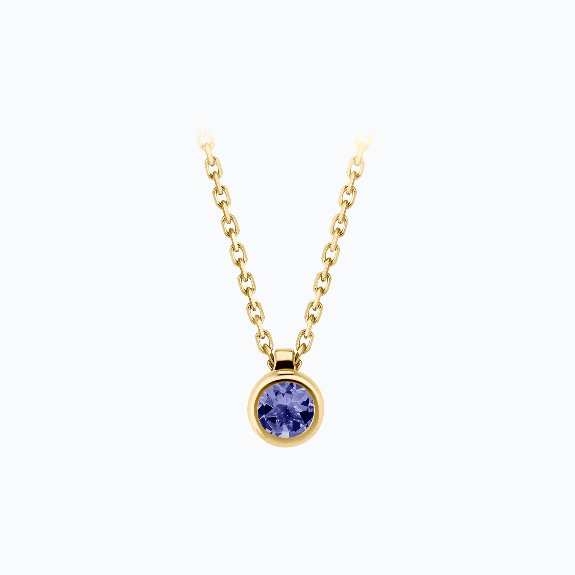 Collier Sparkling Tanzanite 3.5 mm