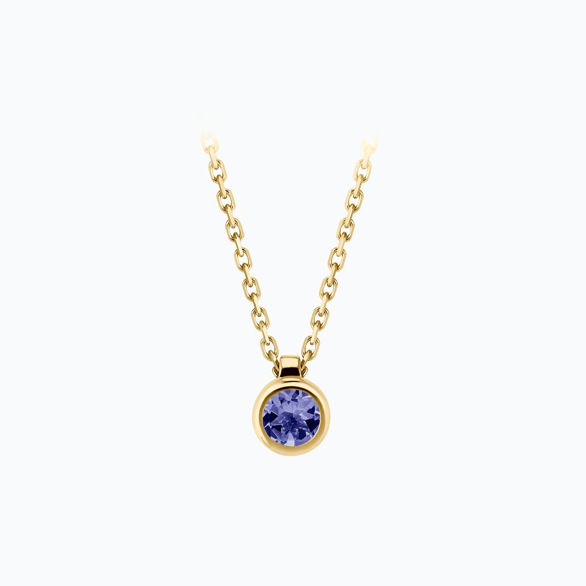 Collier Sparkling Tanzanite 3.5 mm