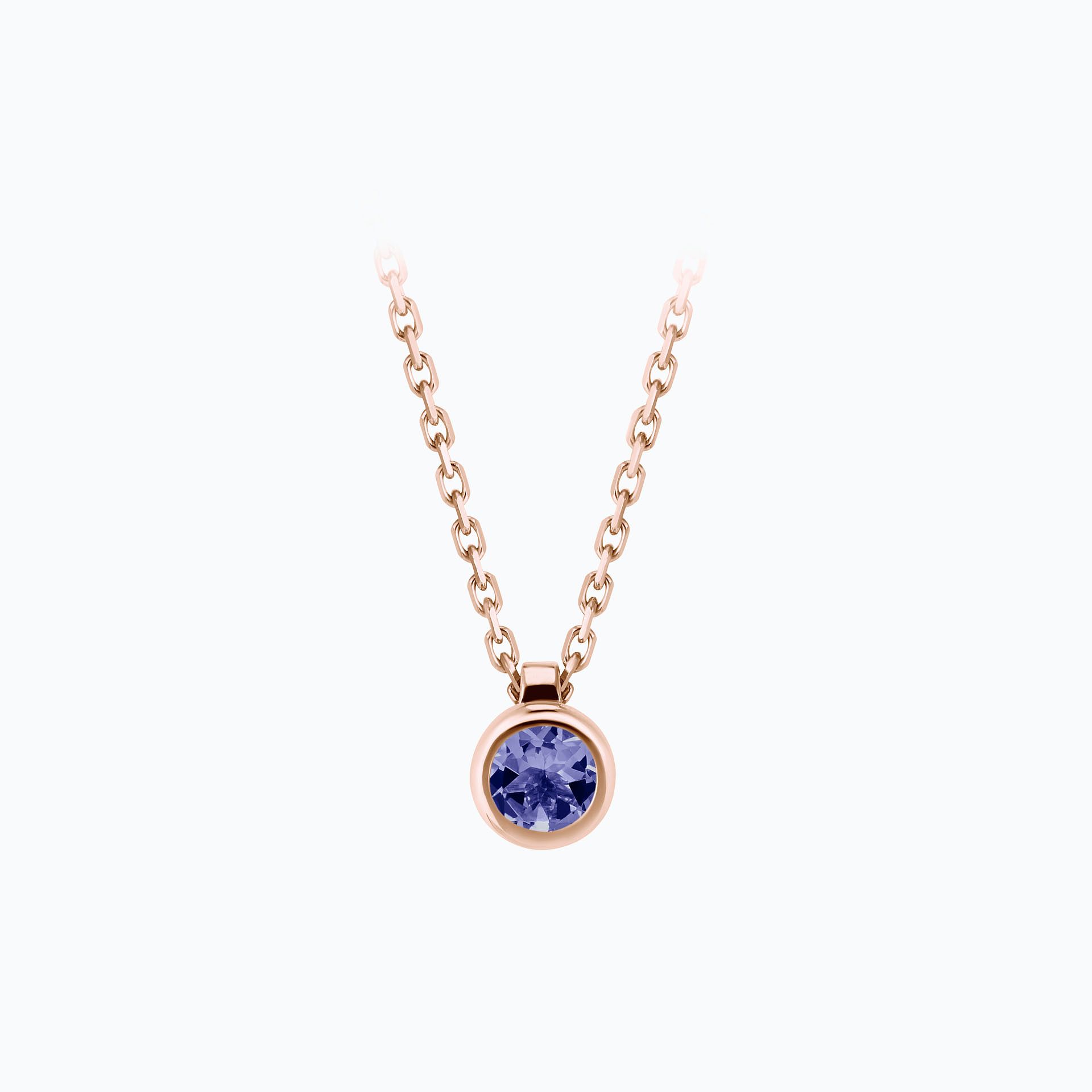 Collier Sparkling Tanzanite 3.5 mm