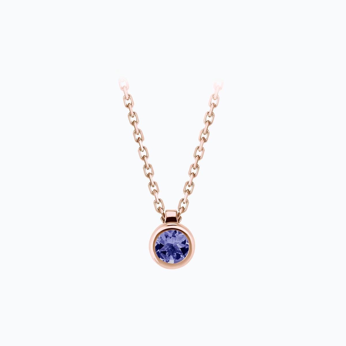 Collier Sparkling Tanzanite 3.5 mm