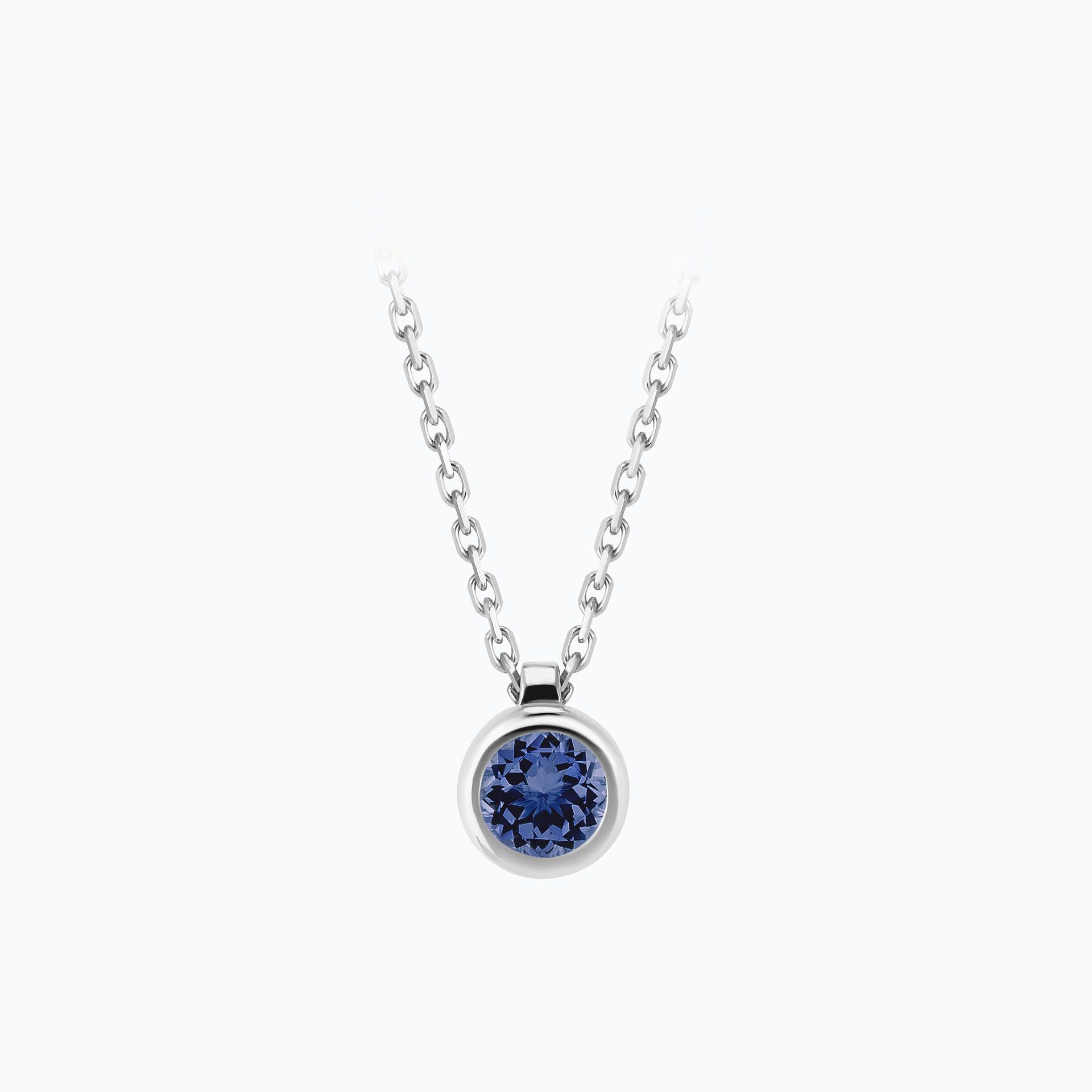 Collier Sparkling Tanzanite 4.5 mm