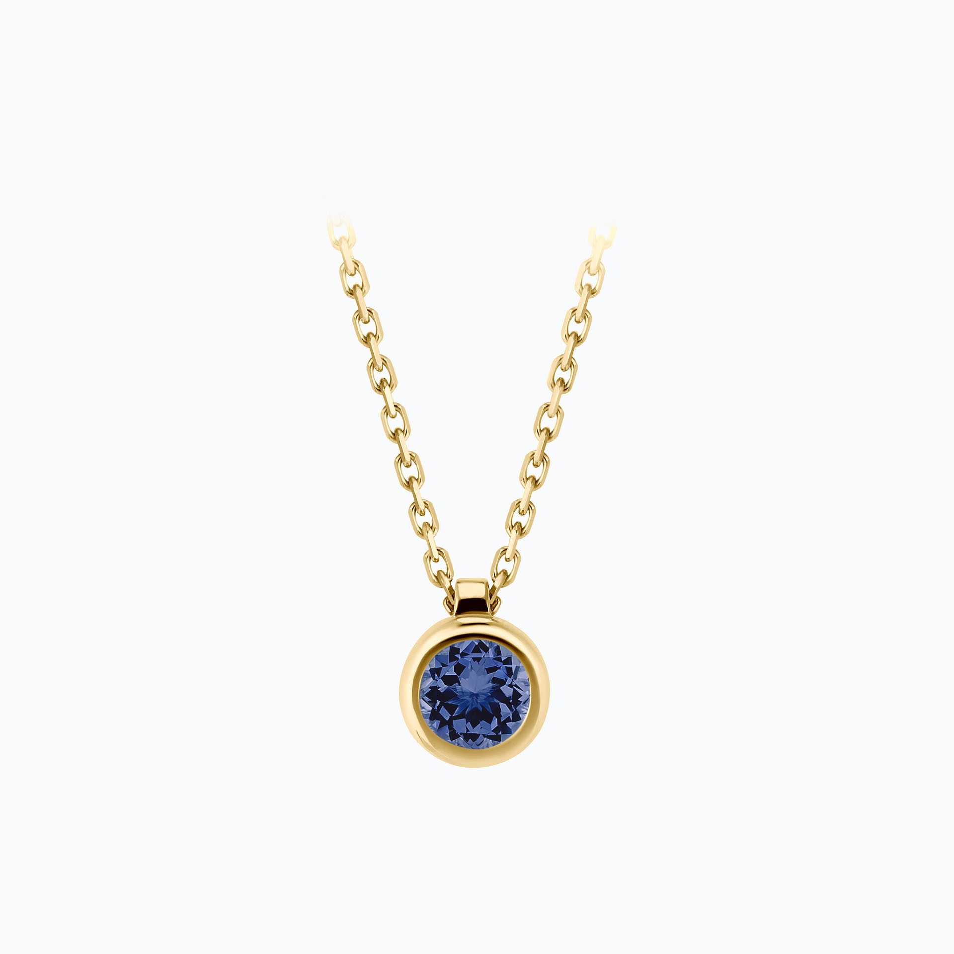Collier Sparkling Tanzanite 4.5 mm