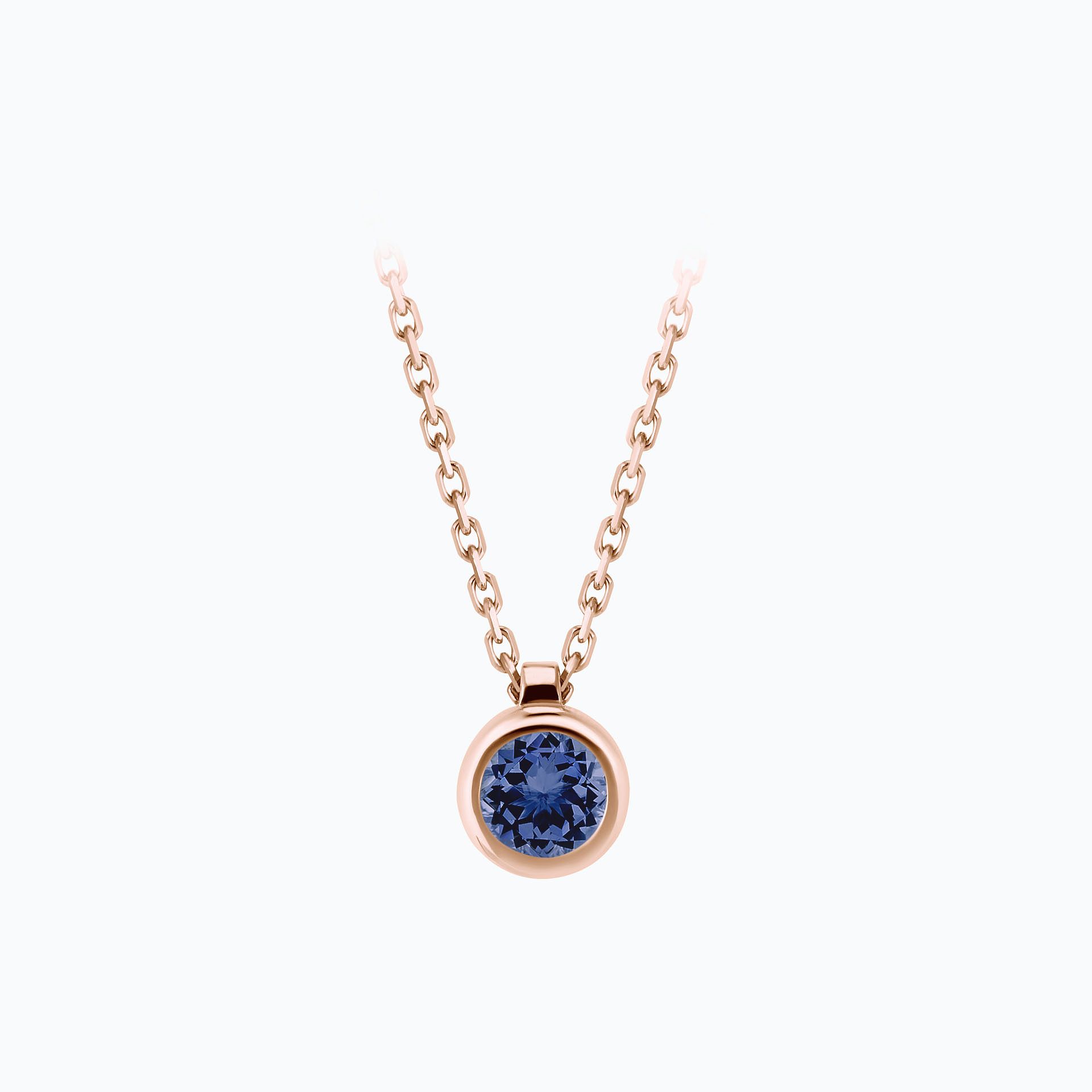 Collier Sparkling Tanzanite 4.5 mm