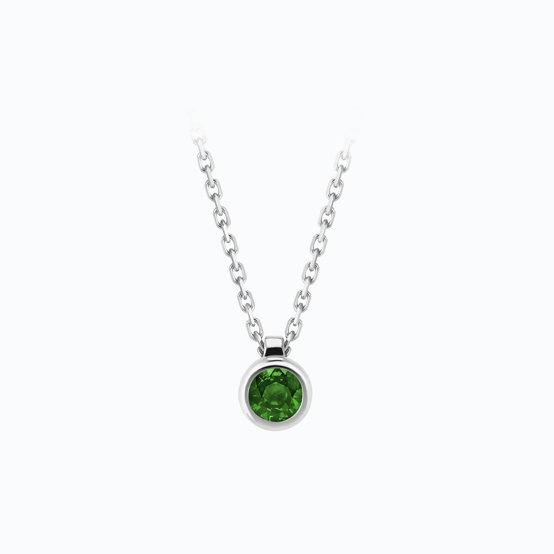 Collier Sparkling Tsavorite 3.5 mm