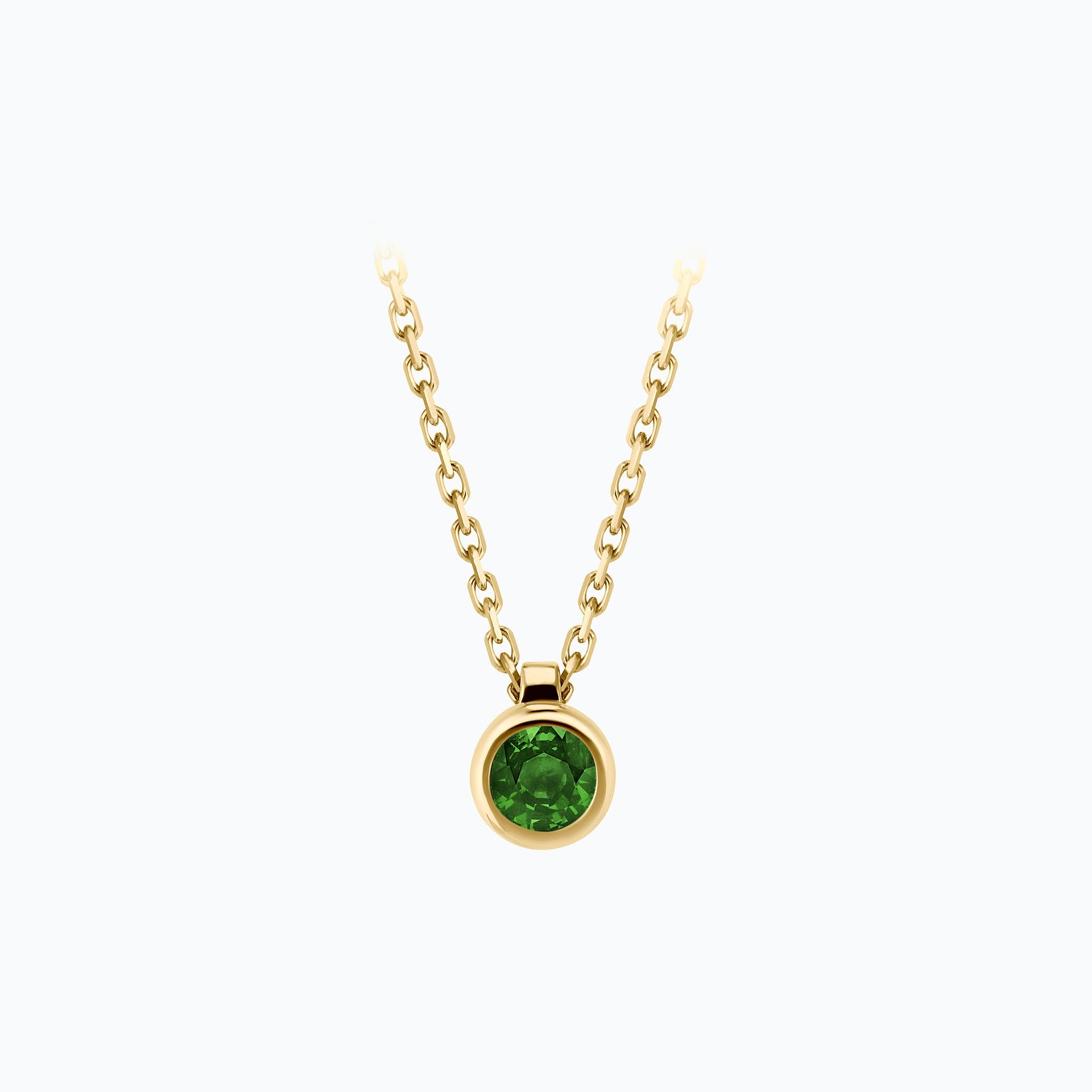 Collier Sparkling Tsavorite 3.5 mm