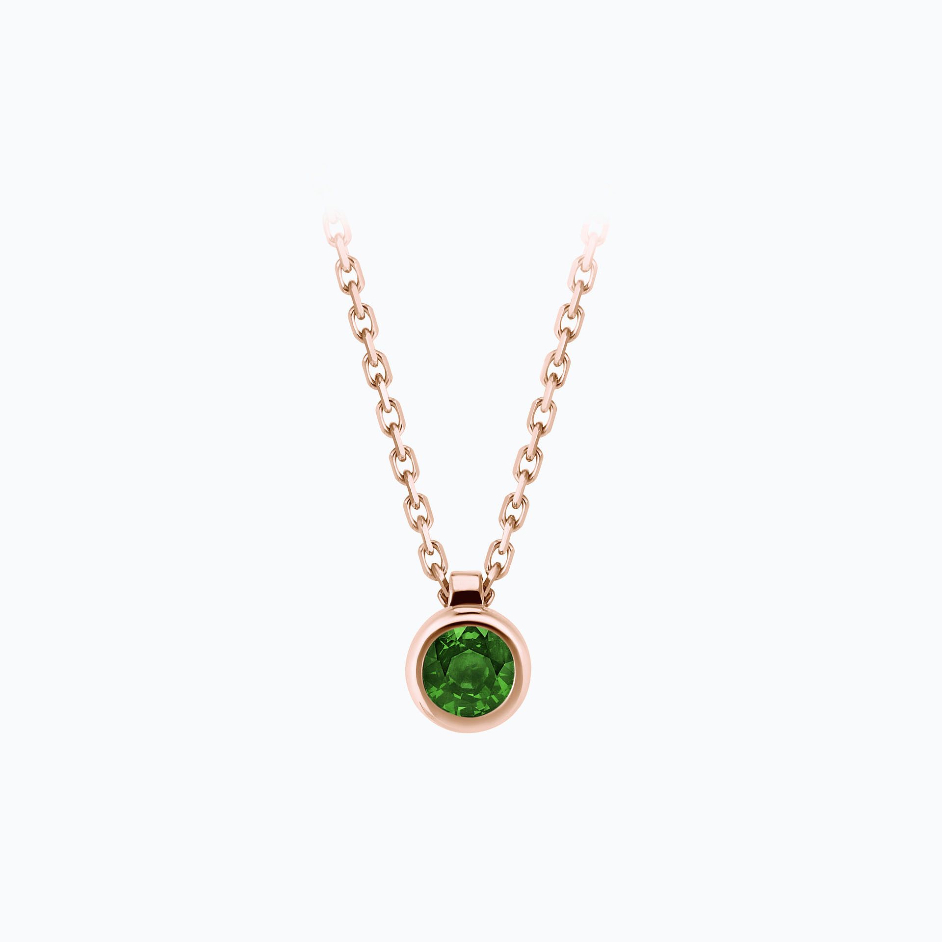 Collier Sparkling Tsavorite 3.5 mm
