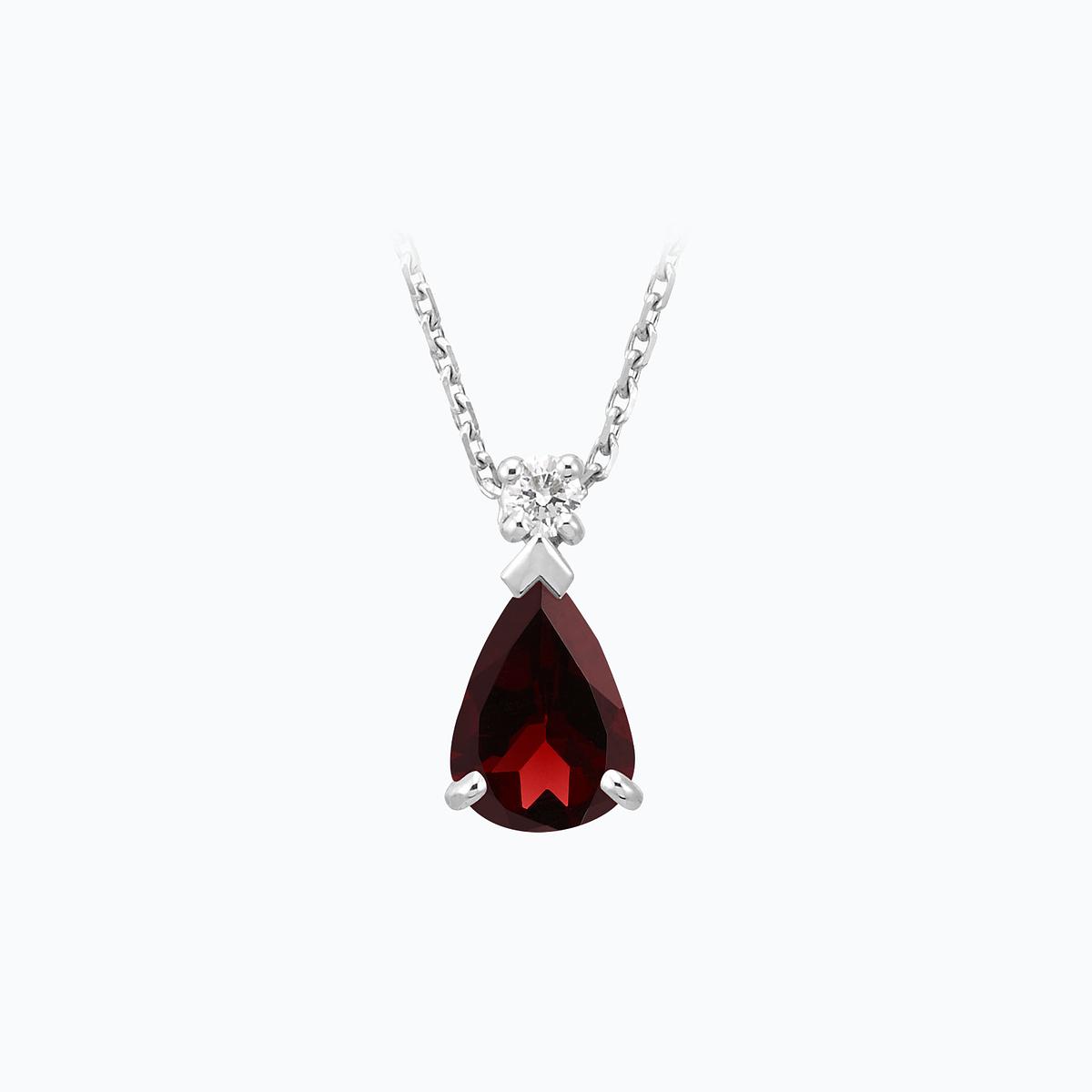 Collier Tosca Grenat
