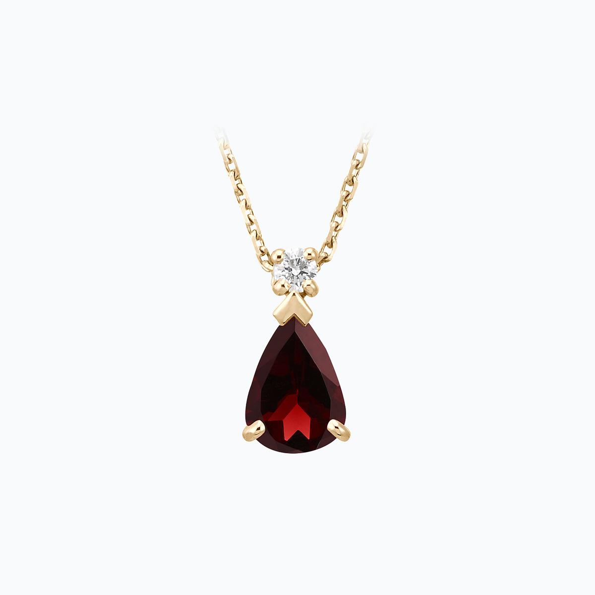 Collier Tosca Grenat