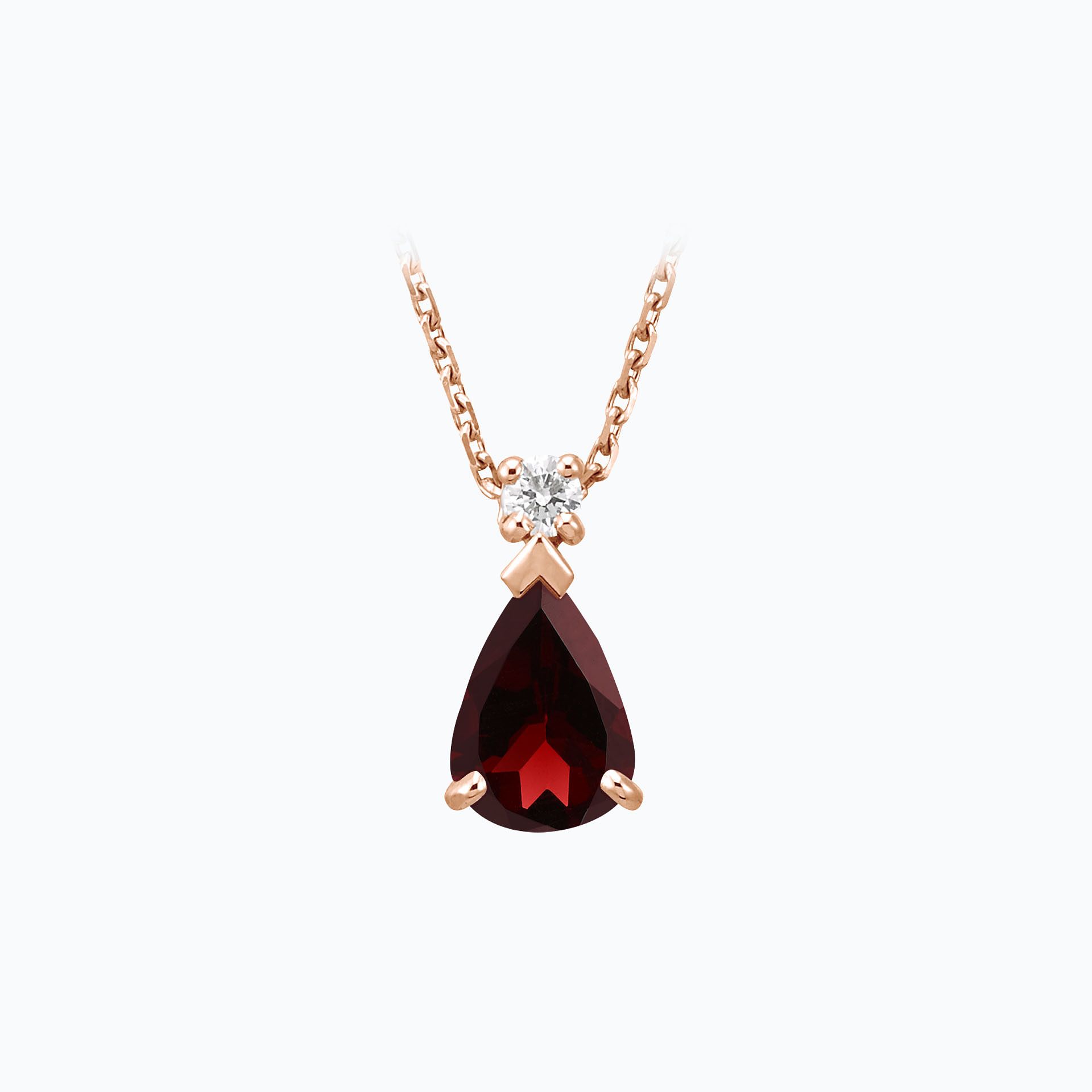 Collier Tosca Grenat
