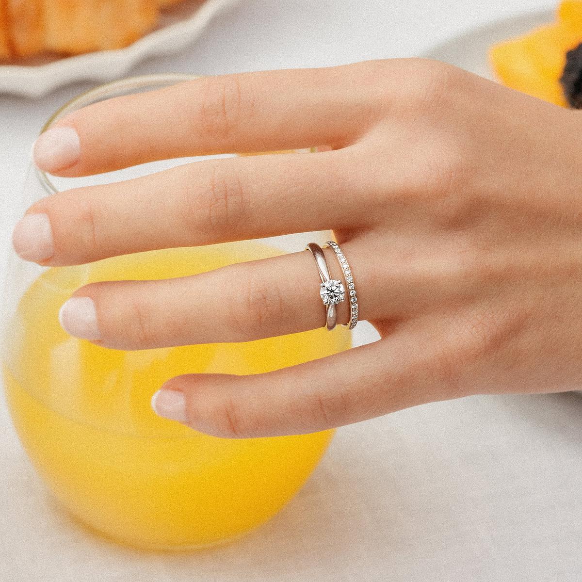 Solitaire Luna Iconique Diamant de Synthèse