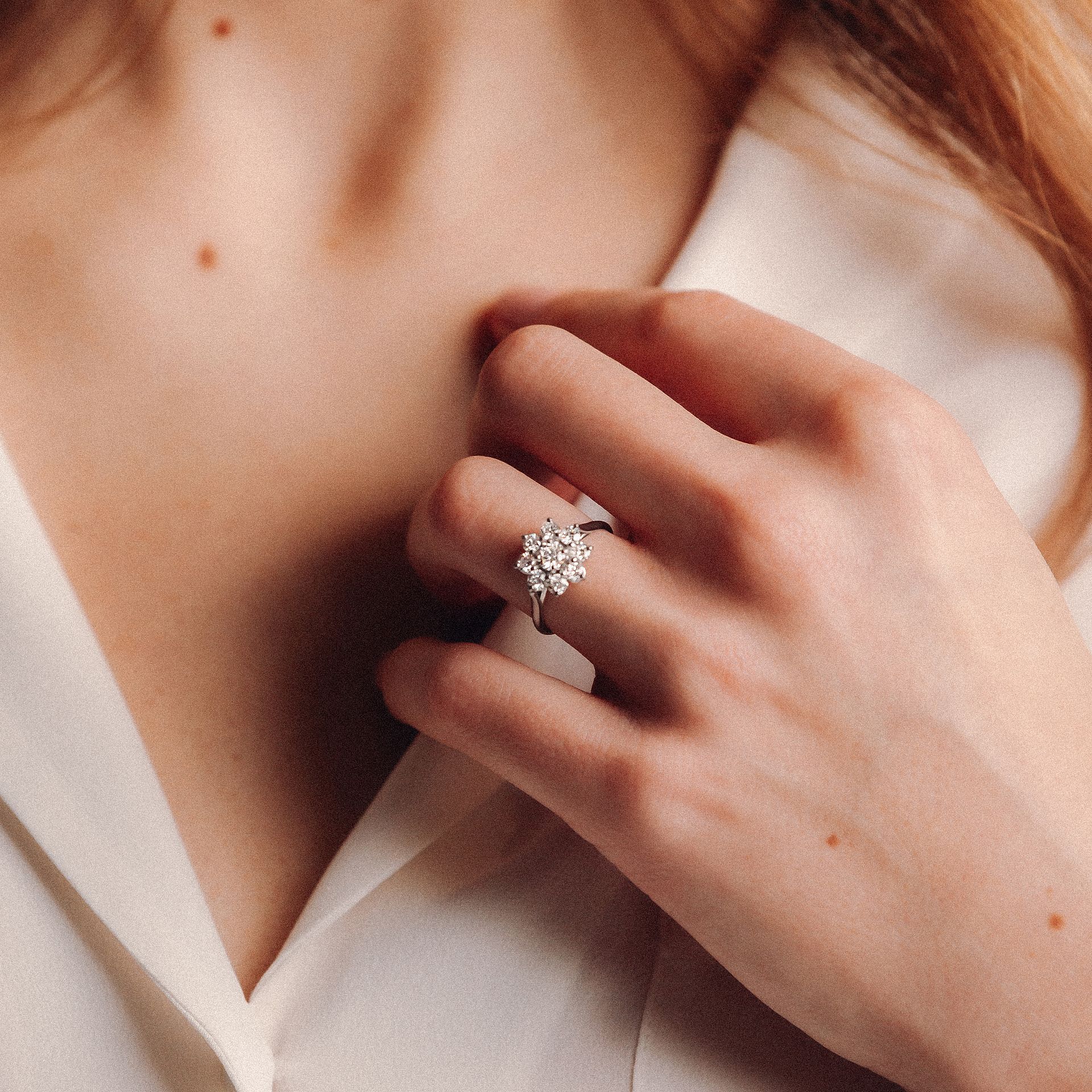 Solitaire Marguerite Étoilée Éclat