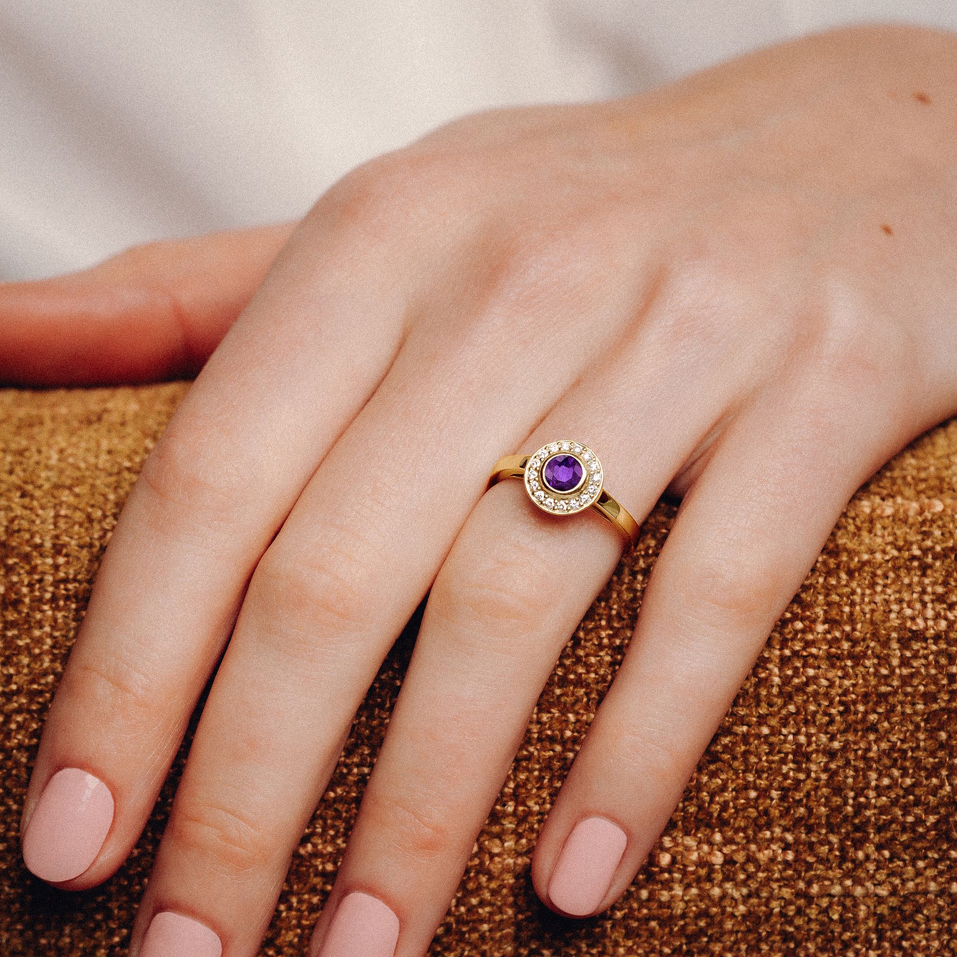 Solitaire Paris Améthyste 4.5 mm