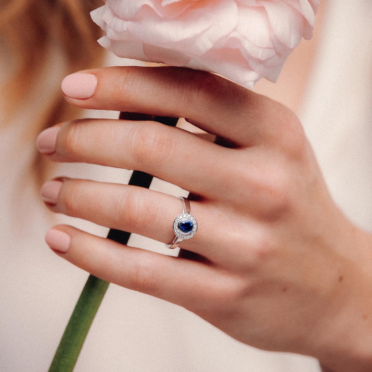 Solitaire Paris Saphir 4.5 mm