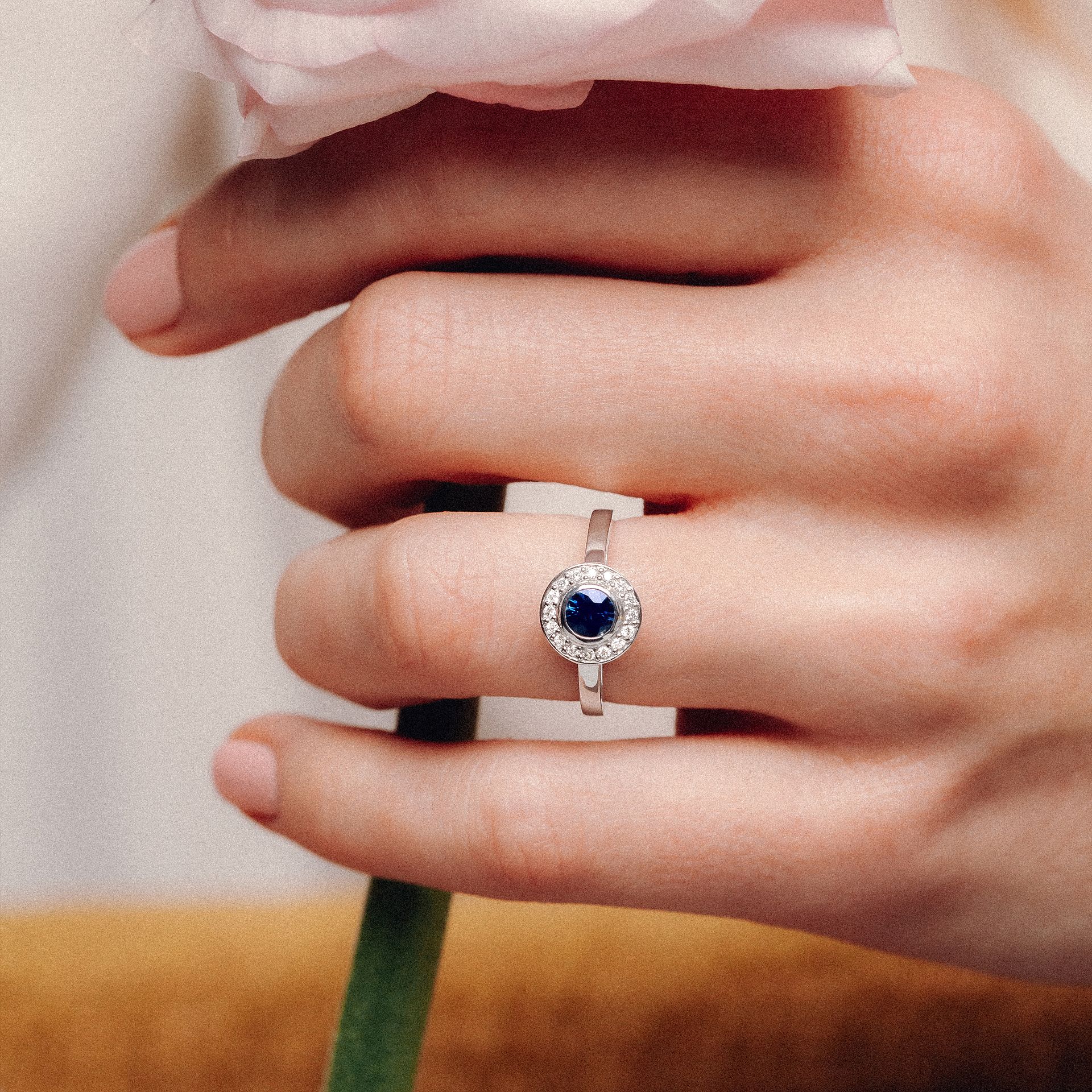Solitaire Paris Saphir 4.5 mm