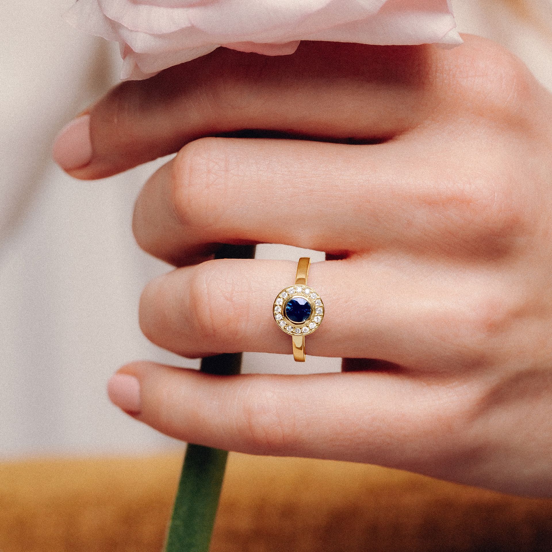 Solitaire Paris Saphir 4.5 mm
