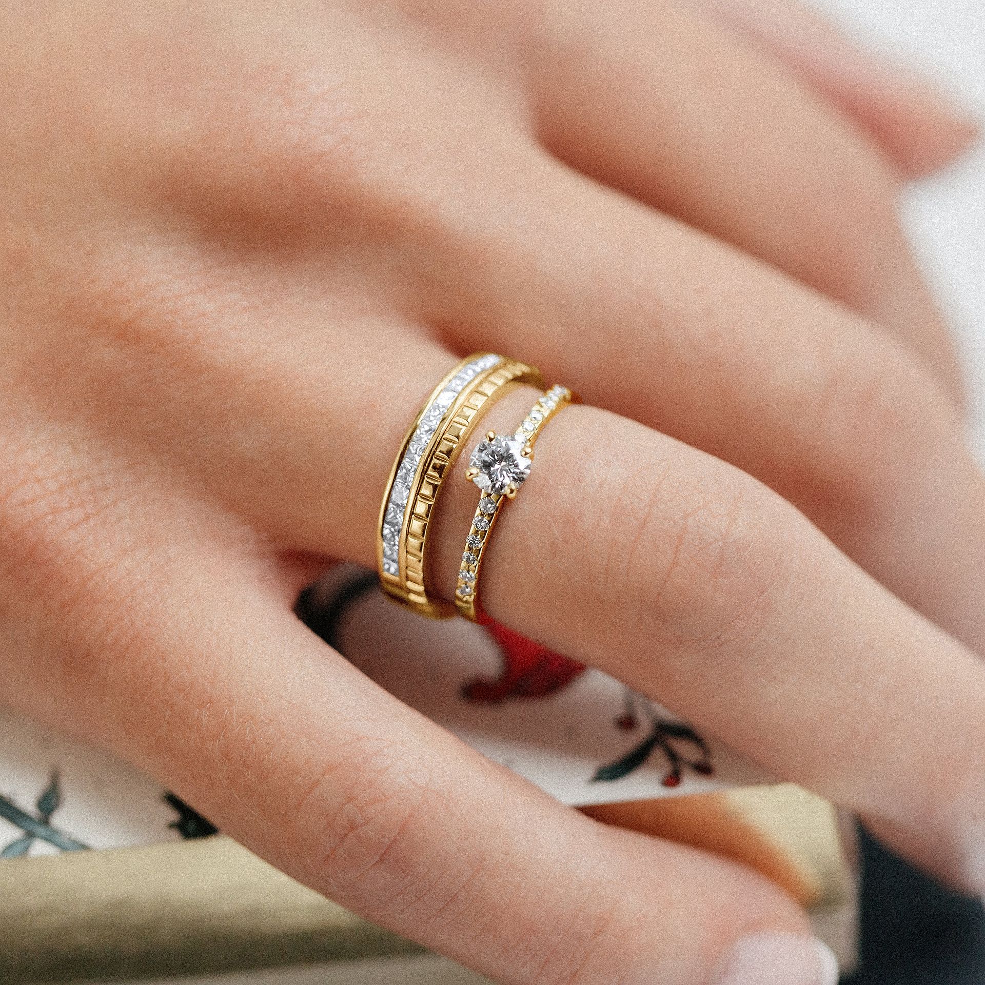 Solitaire Pavé Eden