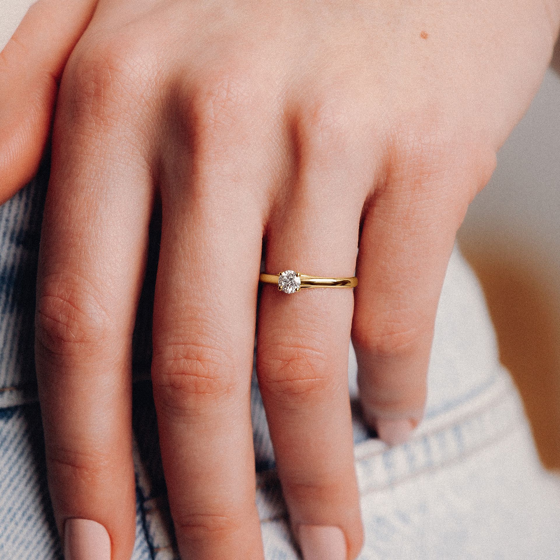 Solitaire Fanny Éclat Diamant de Synthèse