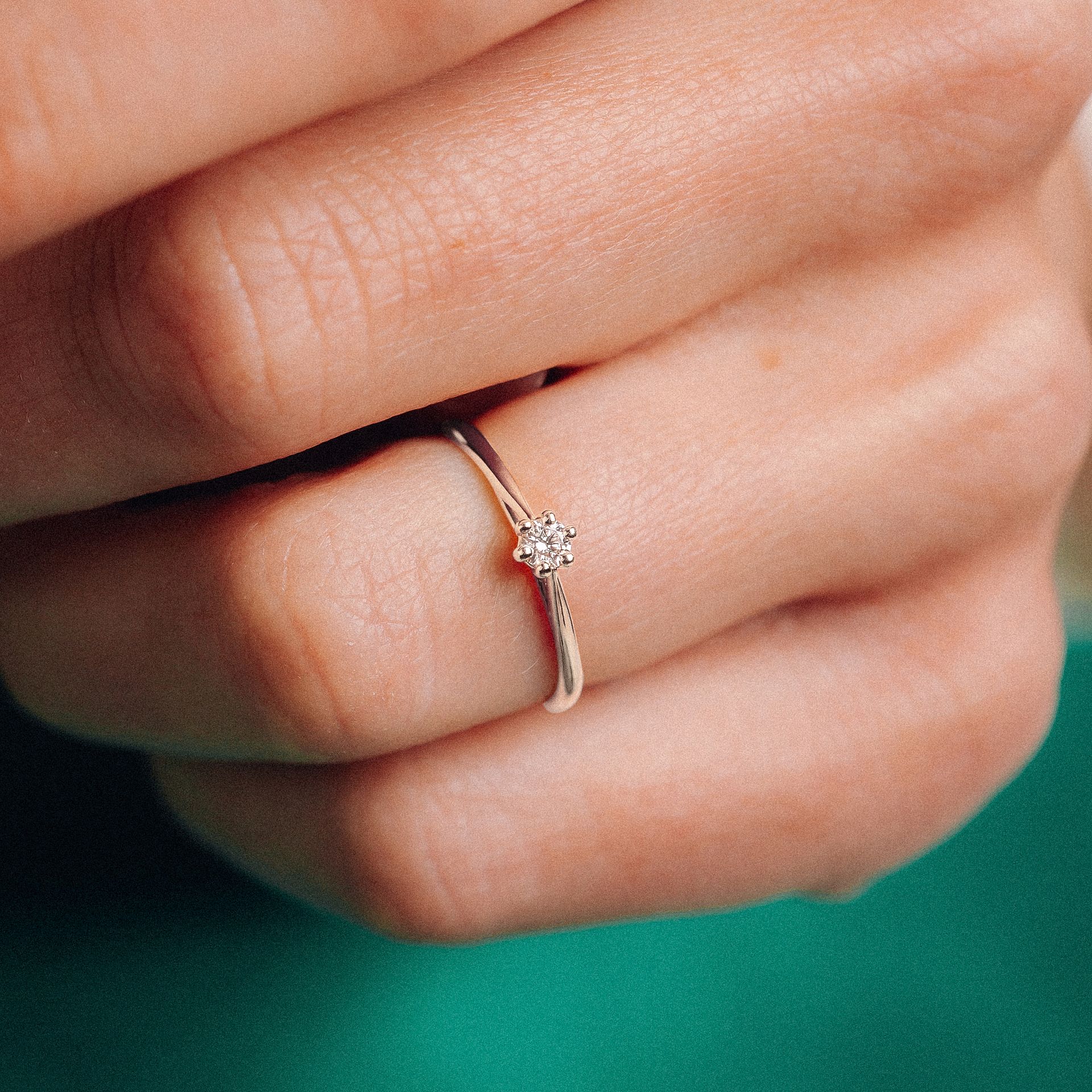 Solitaire Félicia 0.10 carat