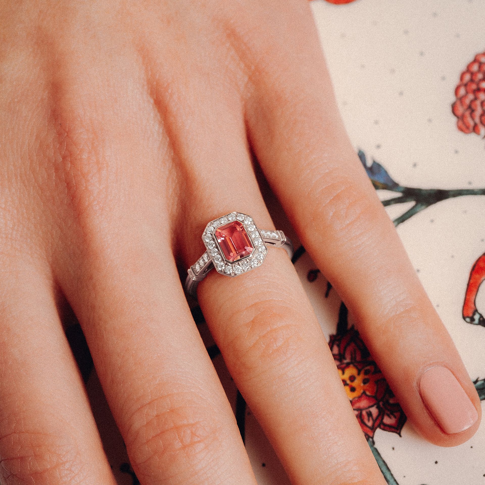 Solitaire Gabrielle Tourmaline