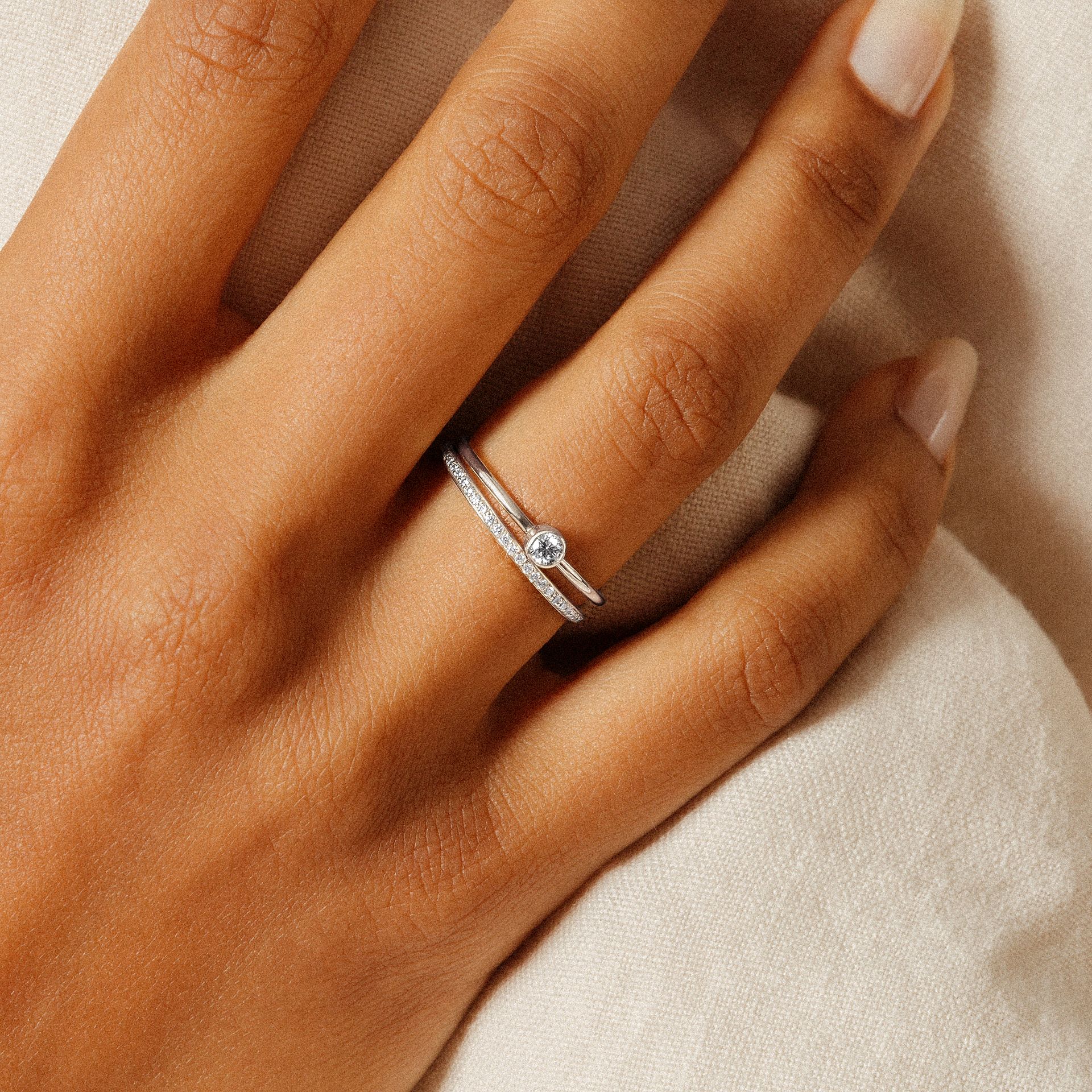 Solitaire Harmony 0.10 carat