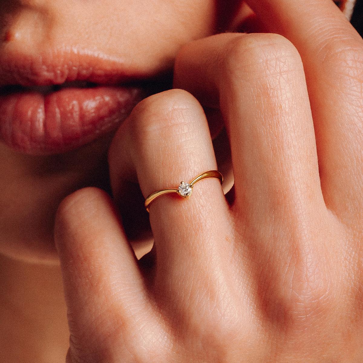 Solitaire Isa Diamant de Synthèse