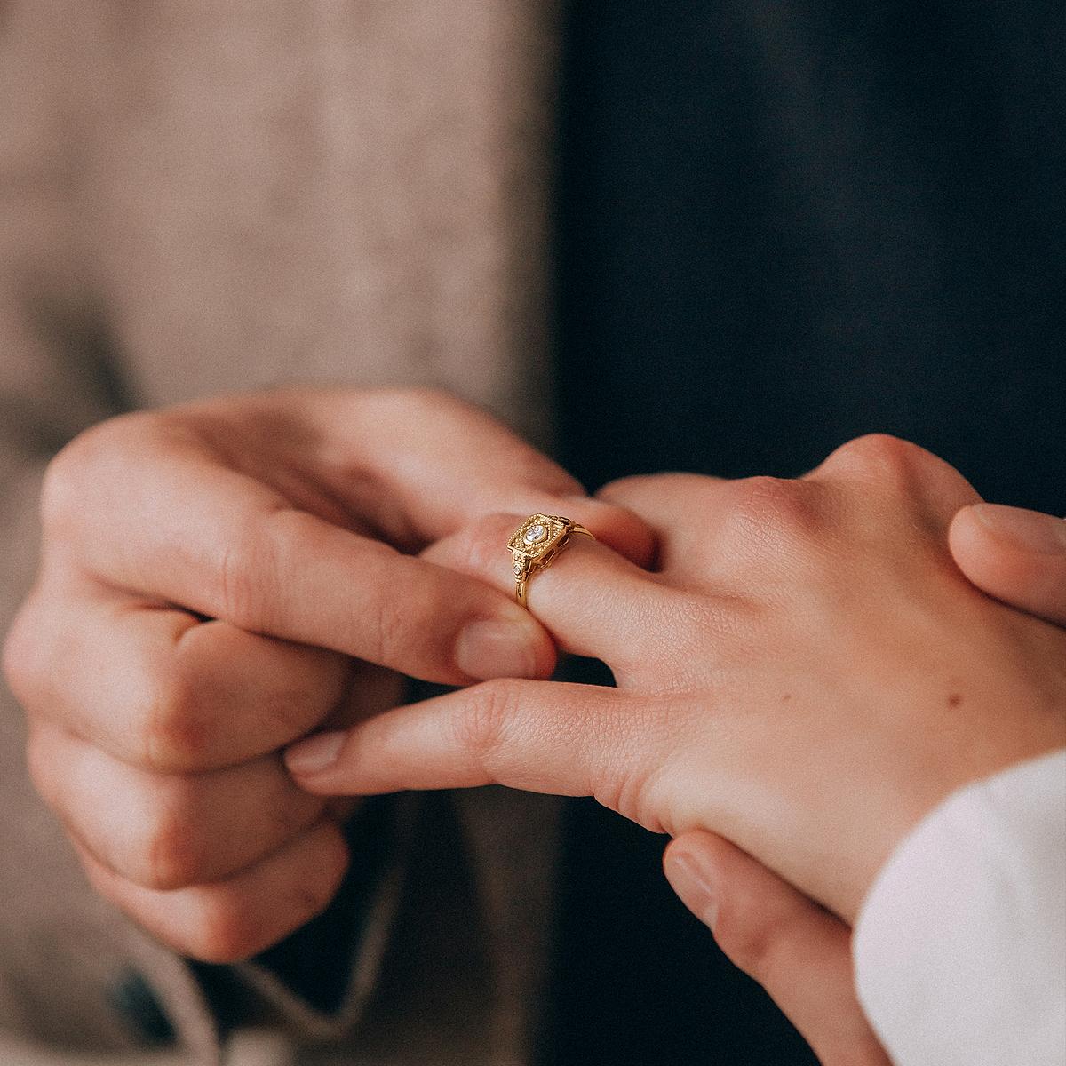 Solitaire Joséphine Diamant de Synthèse