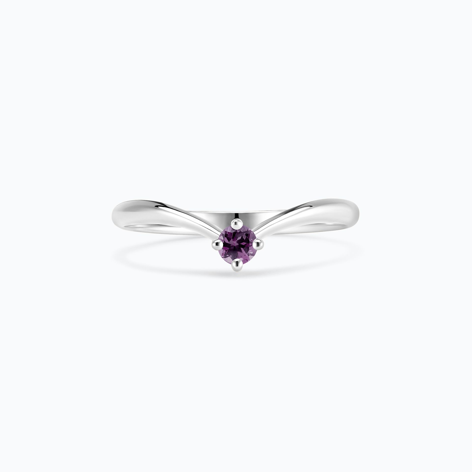 Solitaire Isa Saphir Violet