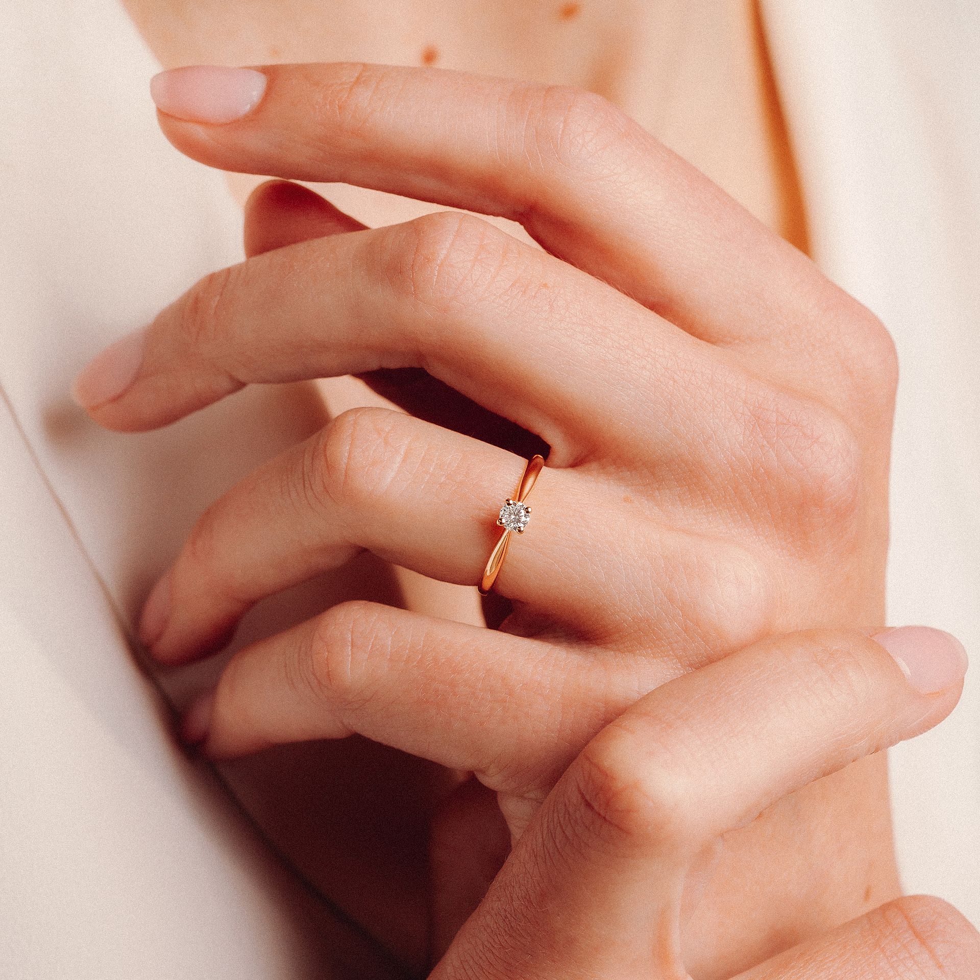 Solitaire Luna 0.20 carat