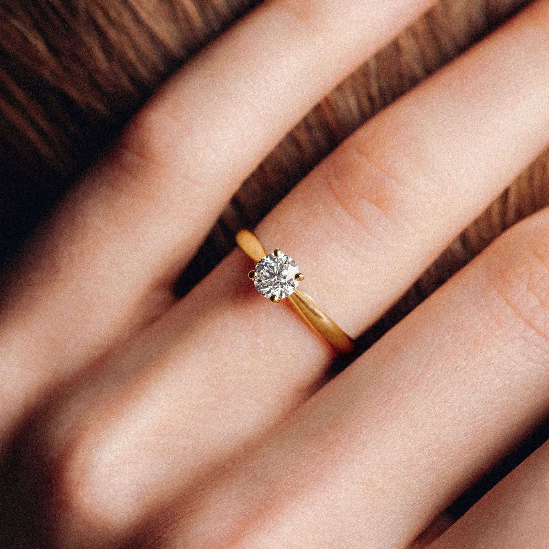 Solitaire Luna Prestige Diamant de Synthèse