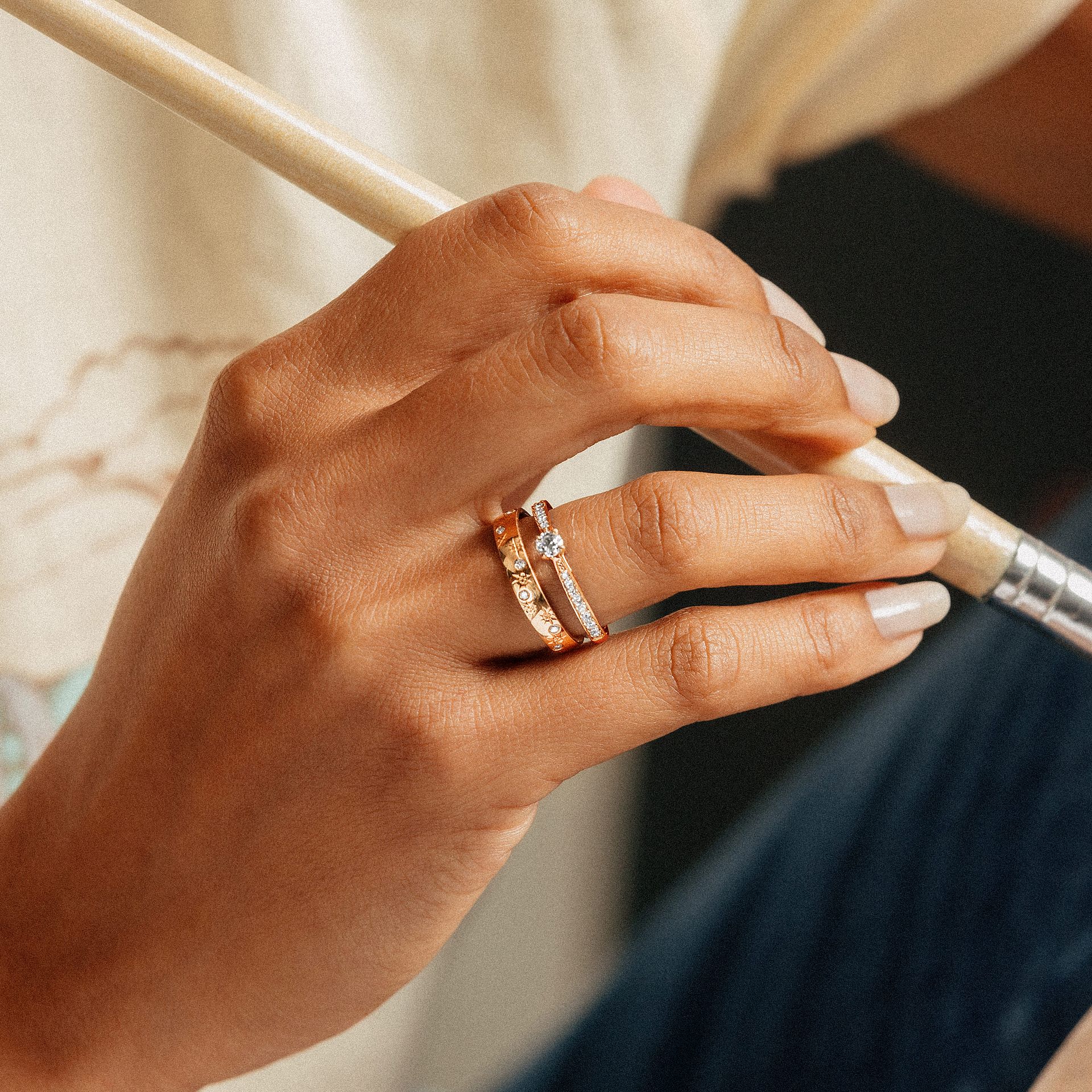 Solitaire Pavé Romance 0.15 carat