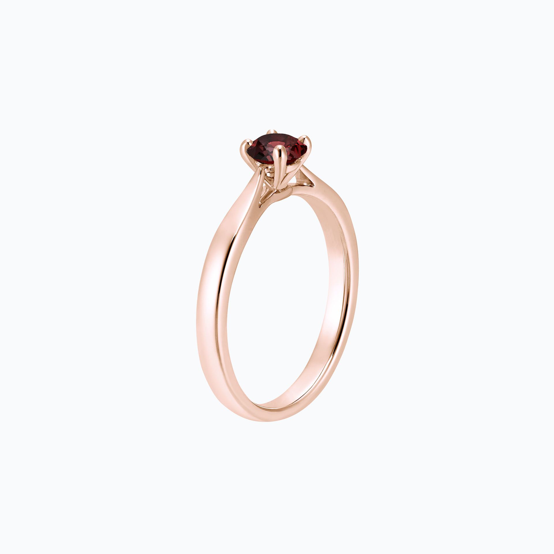 Solitaire Romance Grenat 4.5 mm