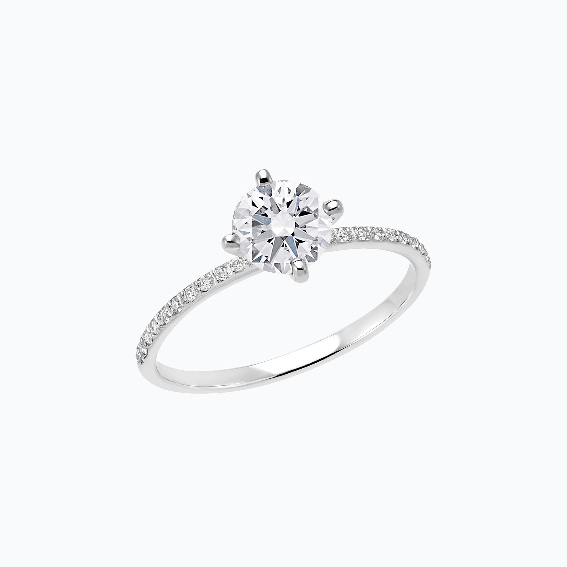 Solitaire Pavé Alva Iconique