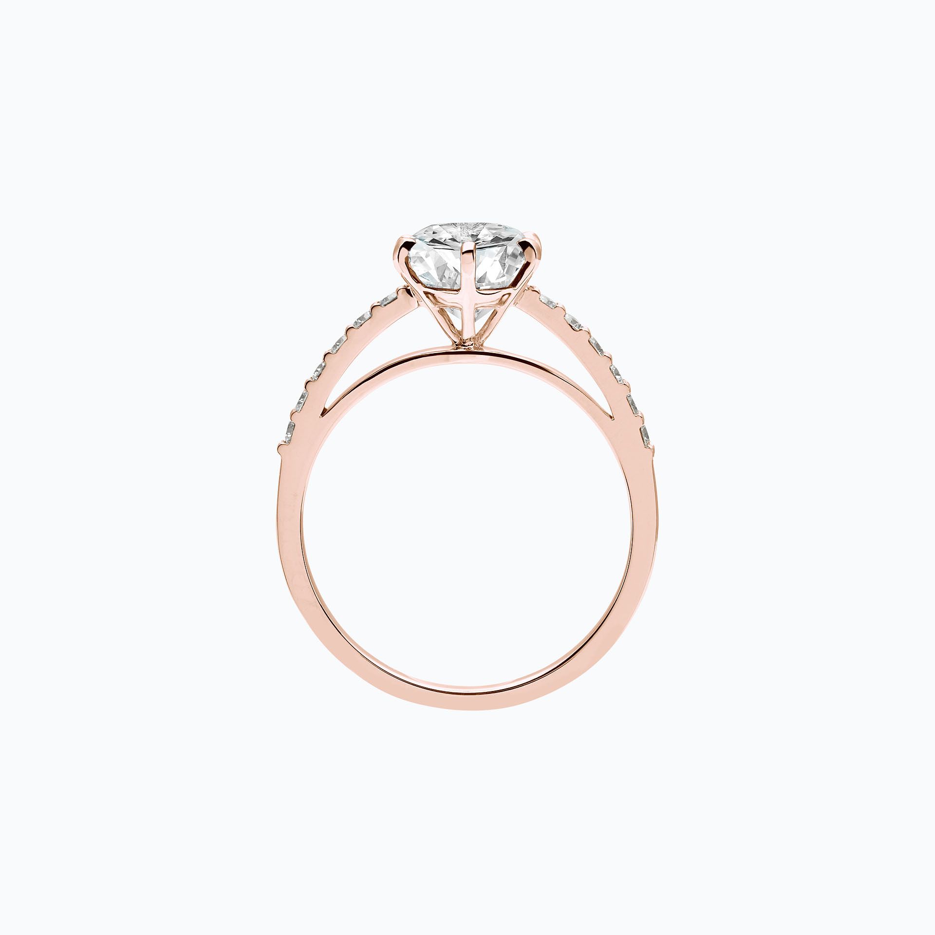 Solitaire Pavé Camille Diamant Iconique