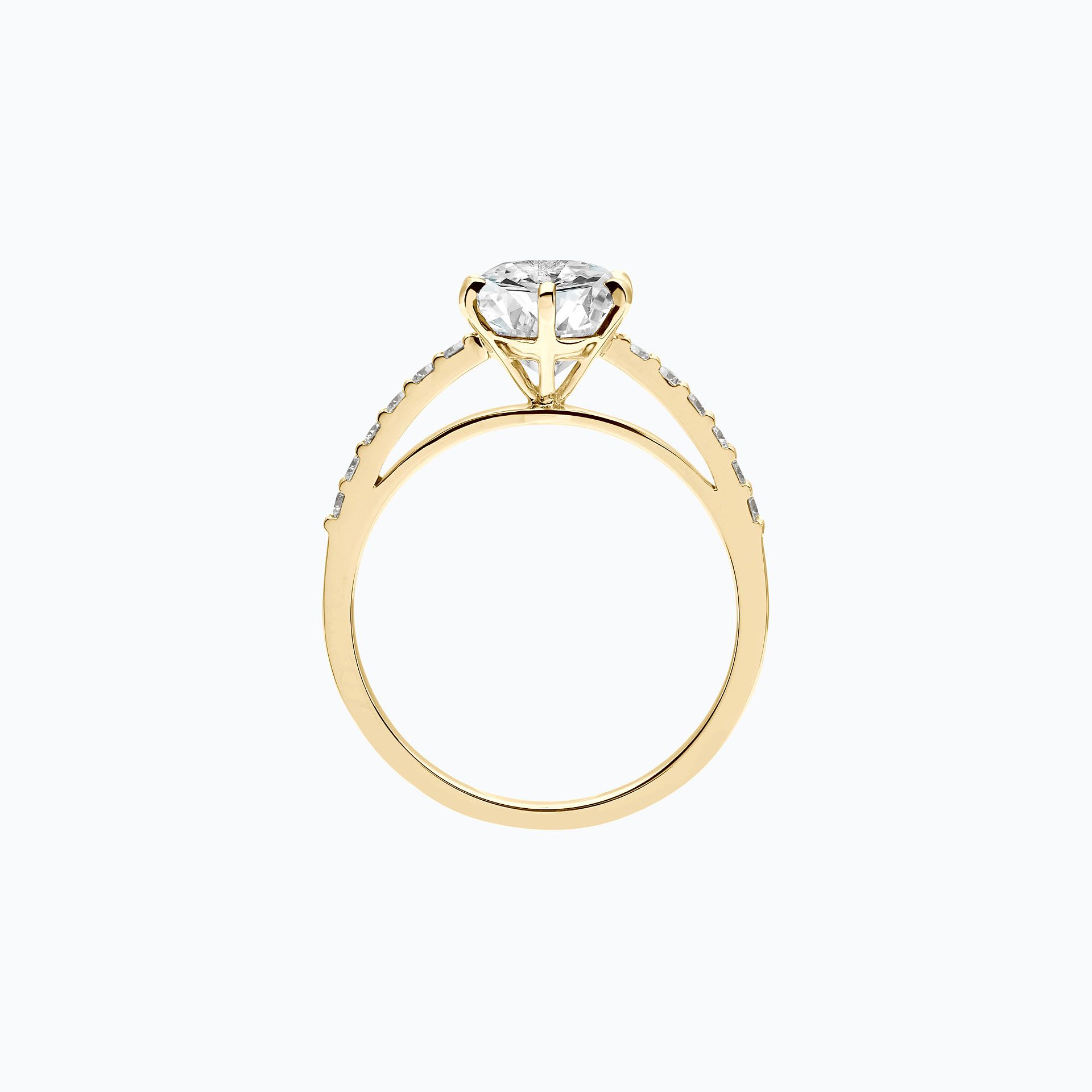 Solitaire Pavé Camille Diamant Iconique