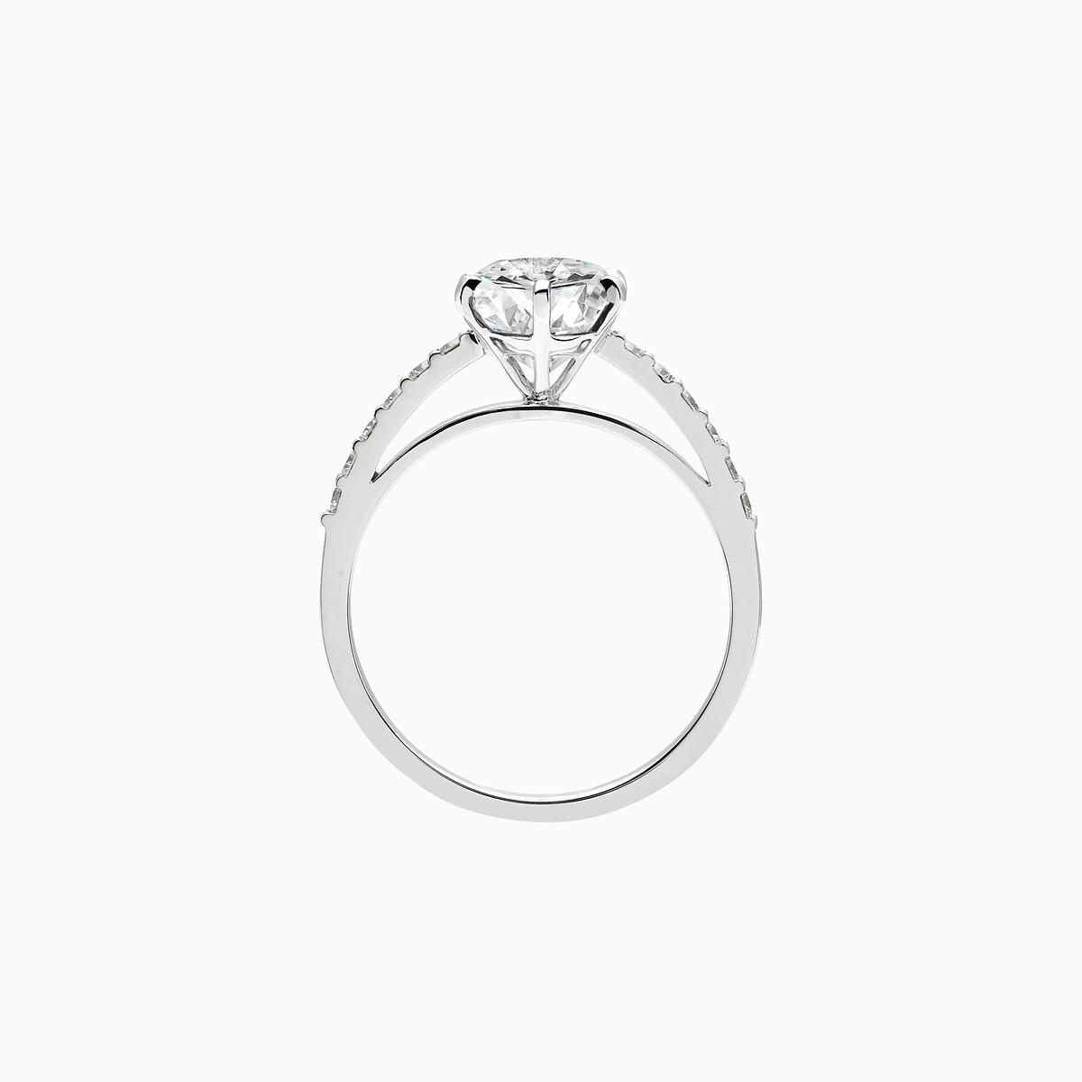 Solitaire Pavé Camille Diamant Iconique