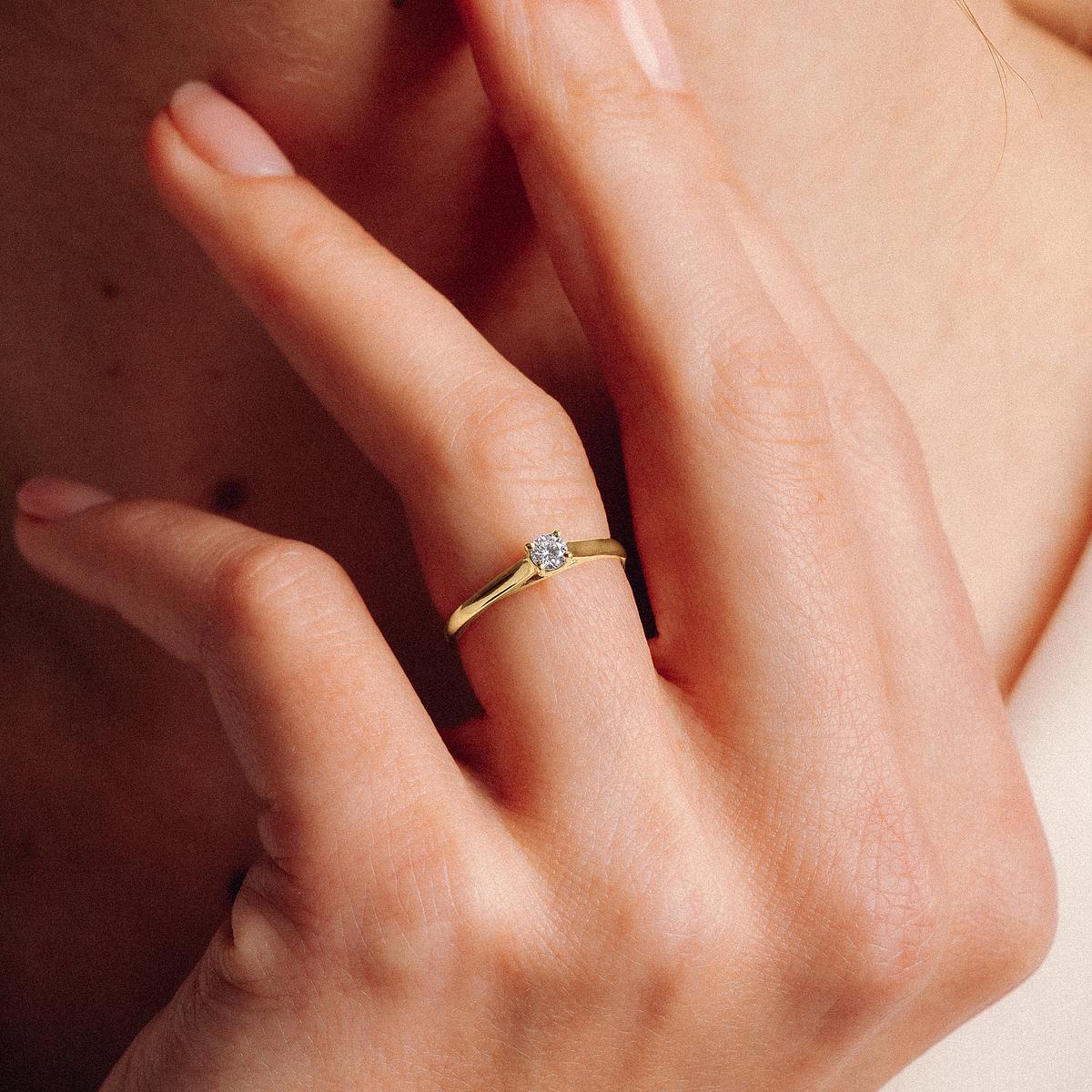 Solitaire Fanny 0.15 carat