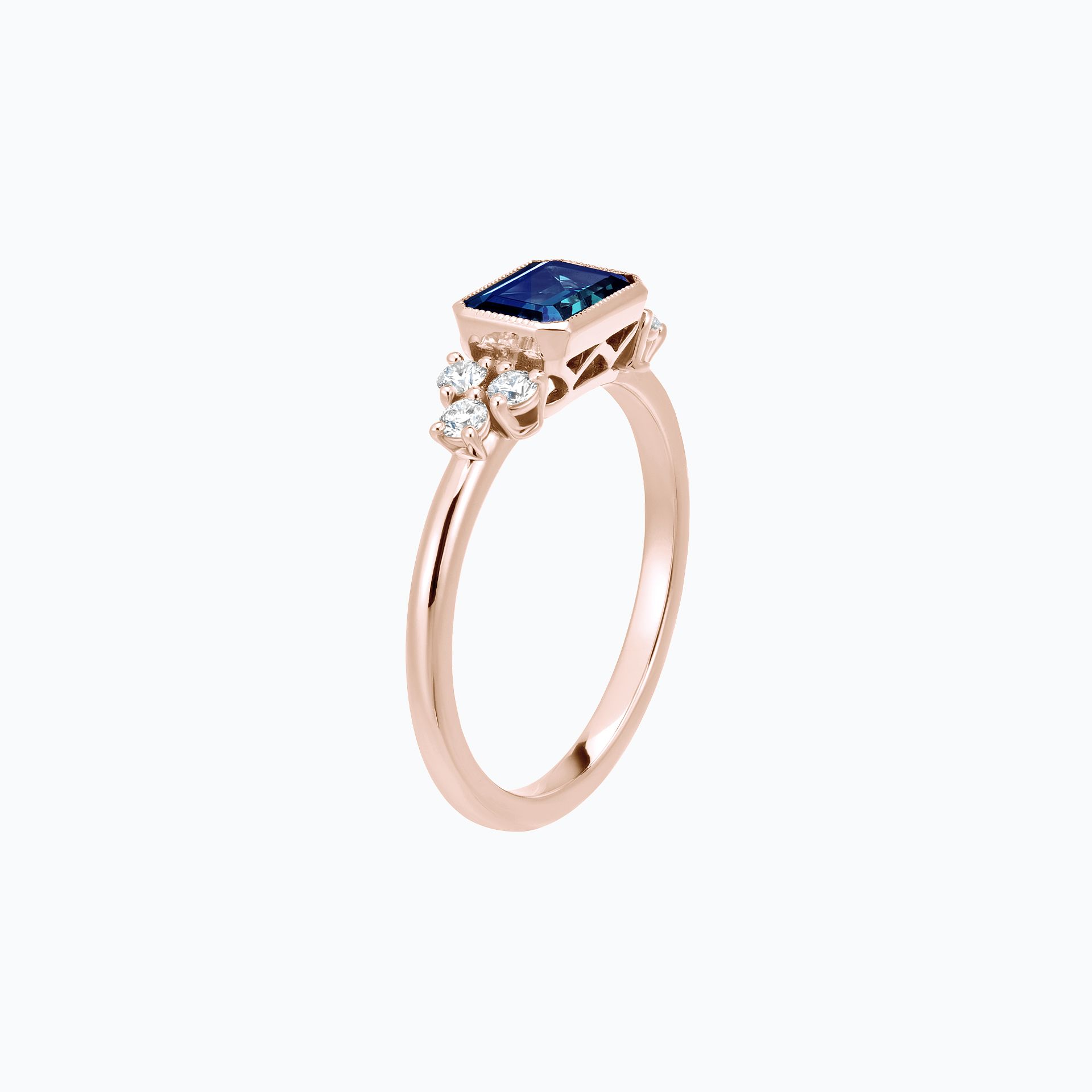 Solitaire Louise Saphir