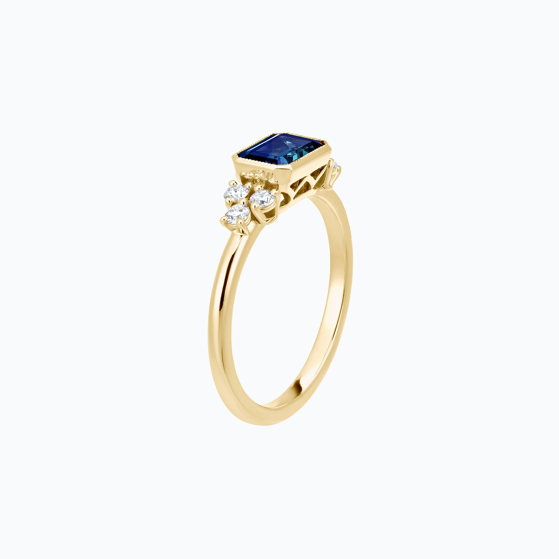 Solitaire Louise Saphir
