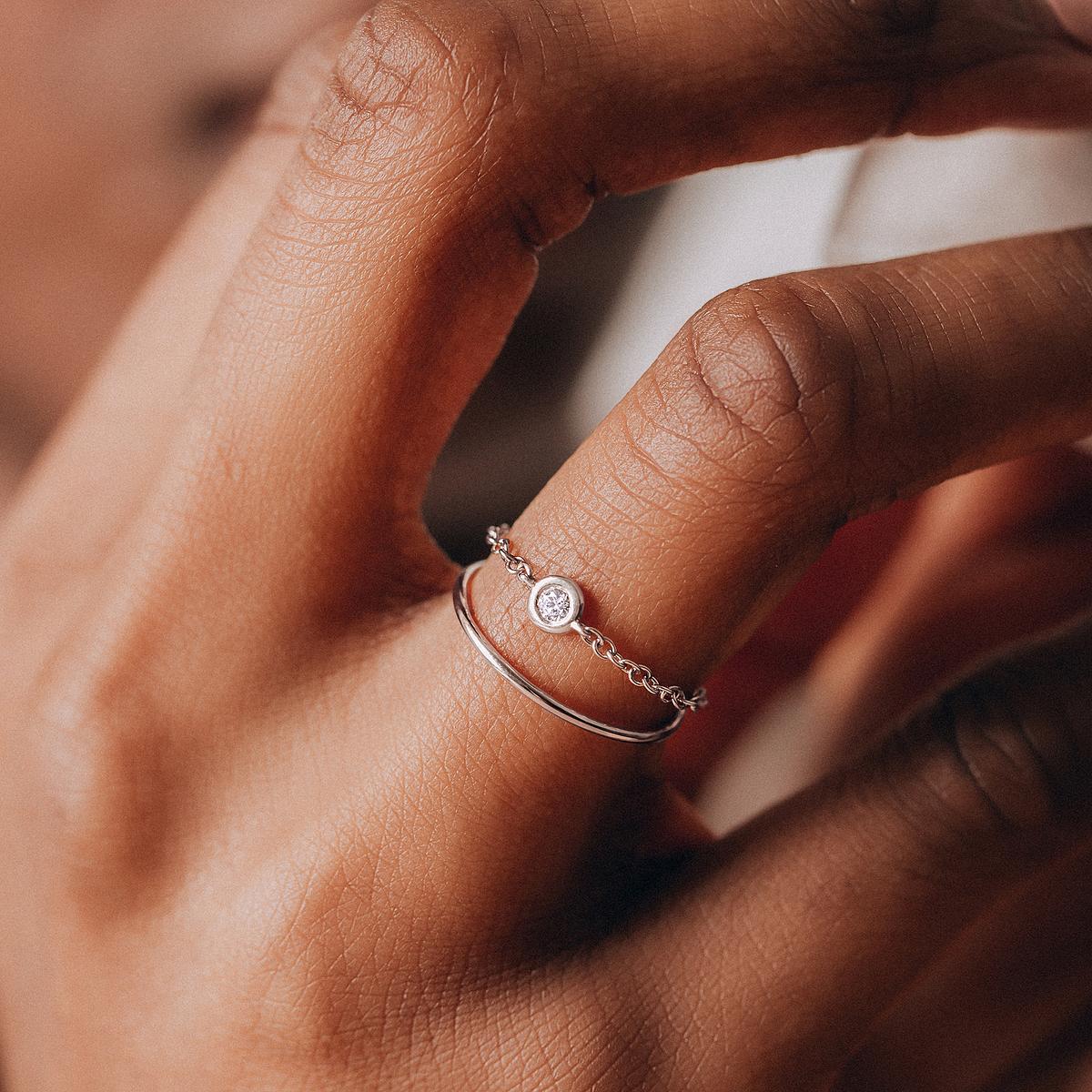 Bague Blossom 1 Diamant