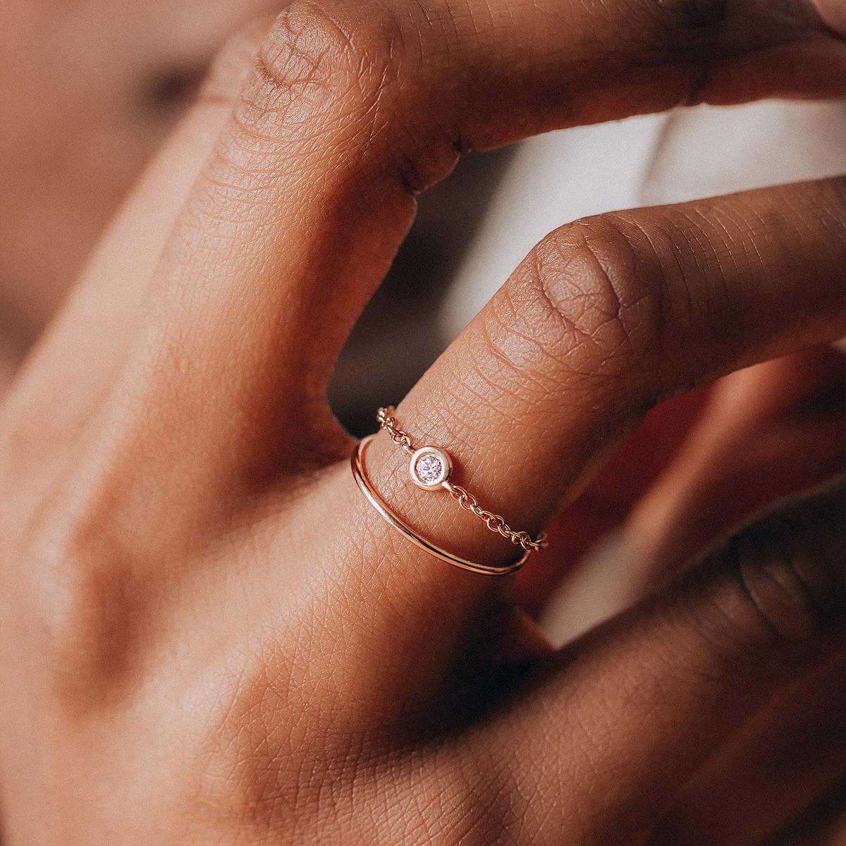 Bague Blossom 1 Diamant