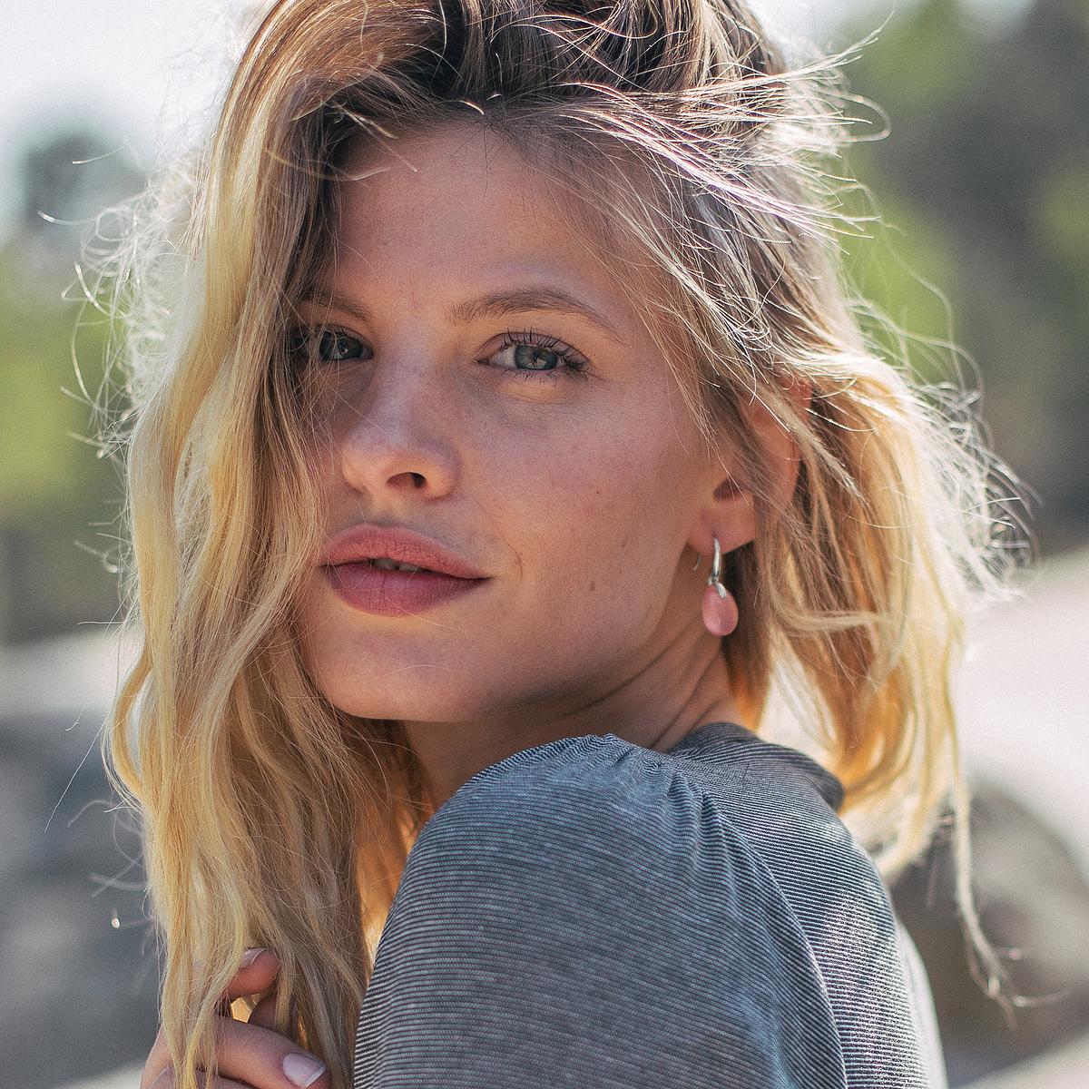 Pendants Paradis Quartz Rose