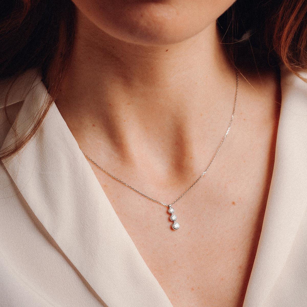 Collier Sparkling River Diamant