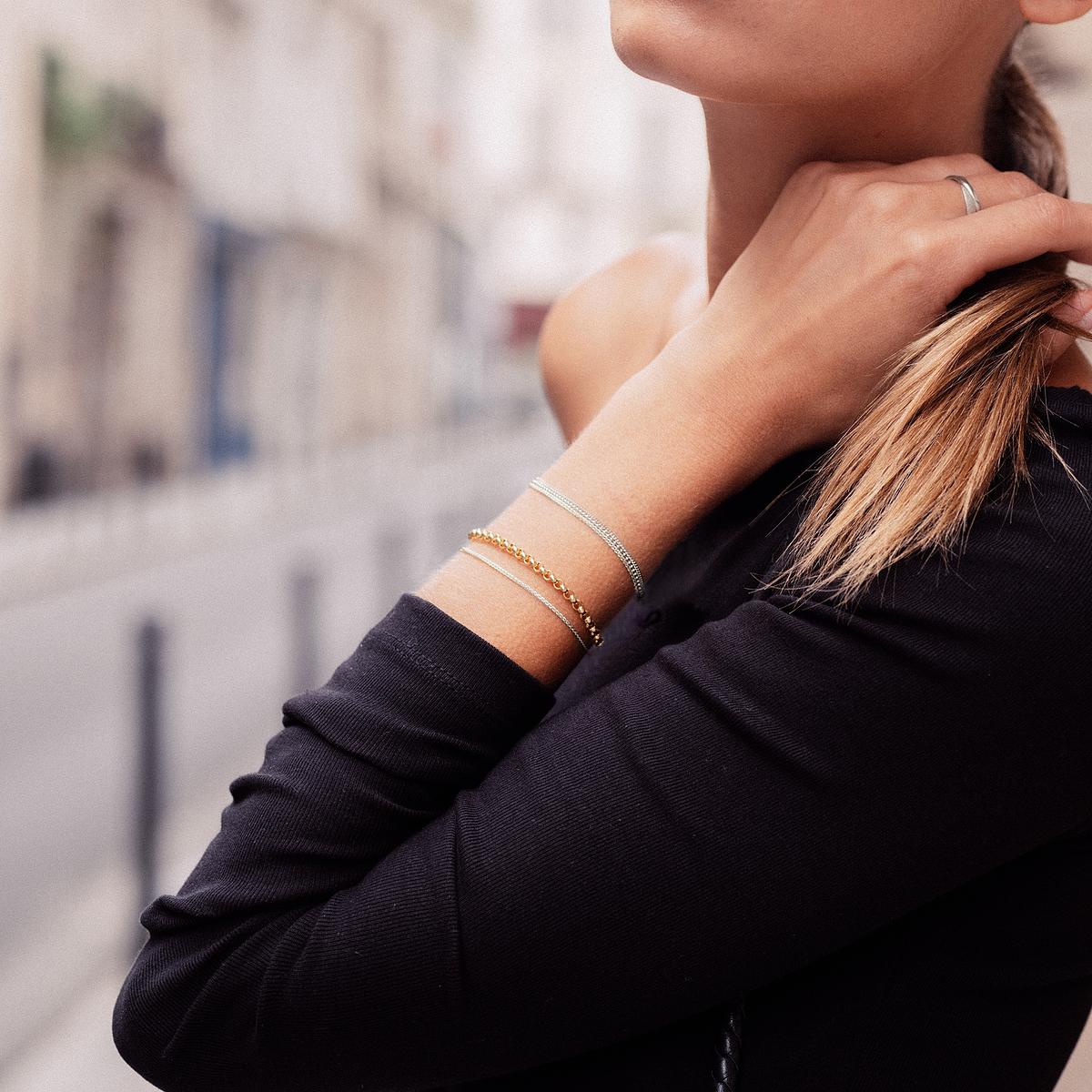 Bracelet 3 Fils d'Or