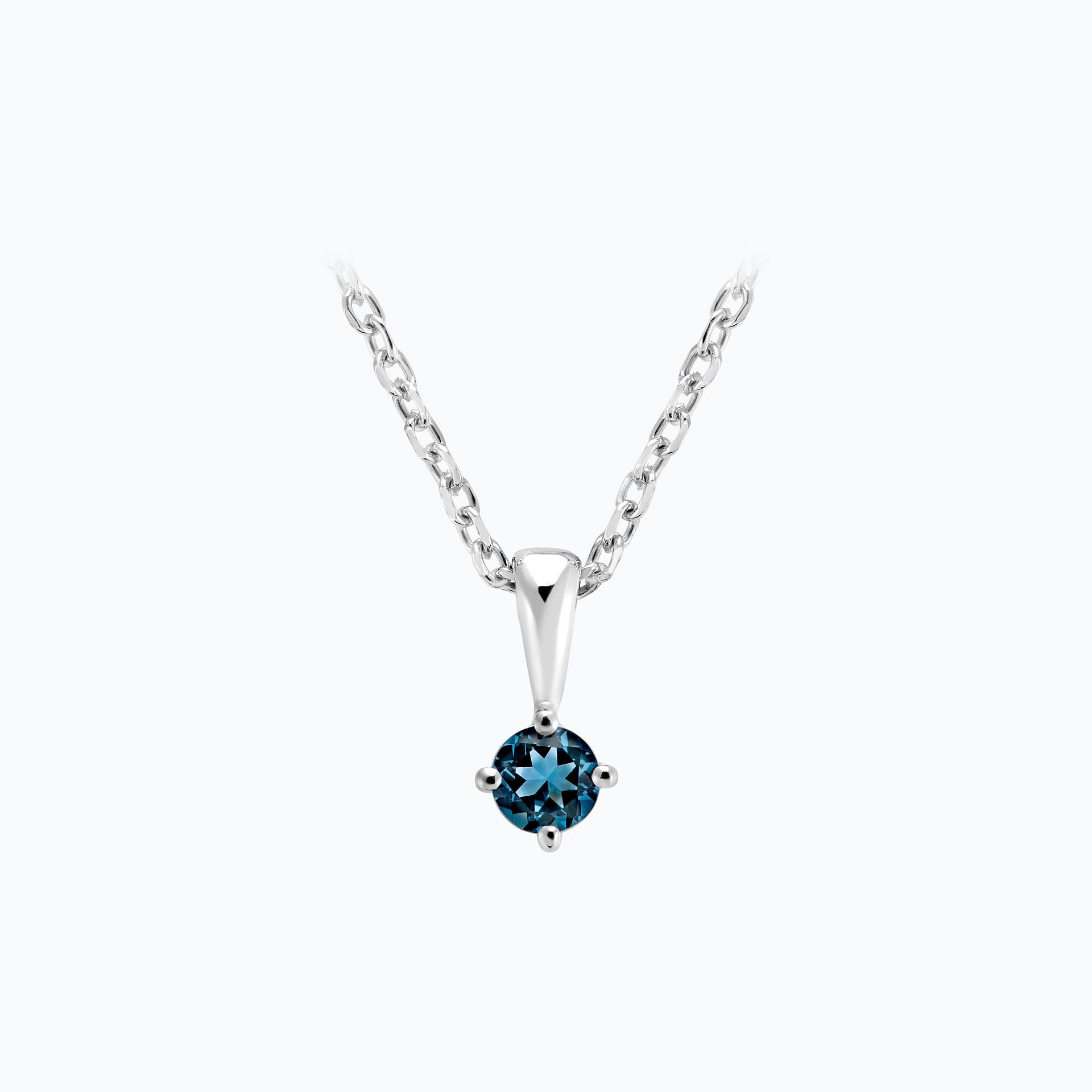 Pendentif Alva Topaze Blue London 3.5 mm