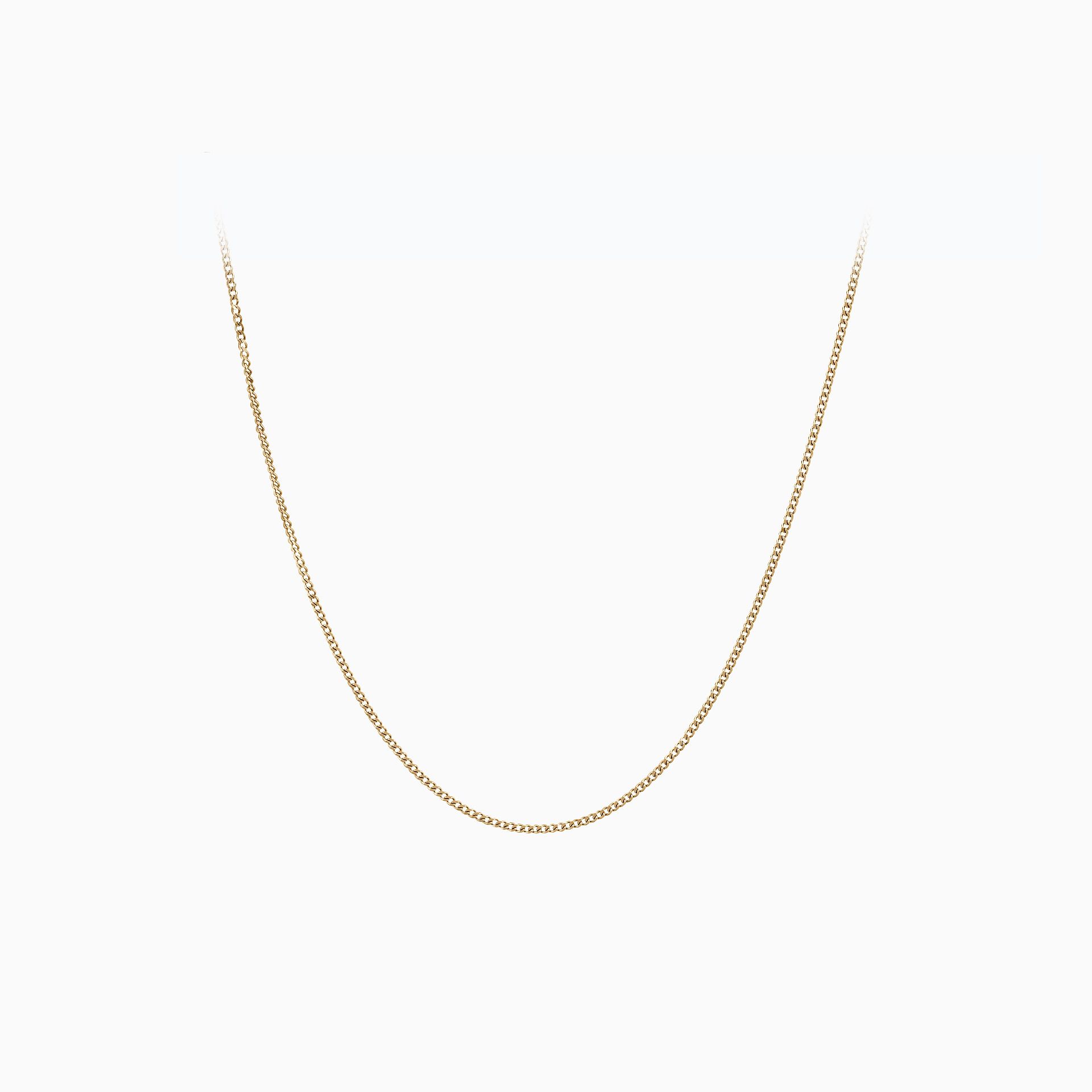 Chaine Gourmette Diamantée 1.70 mm 40 cm