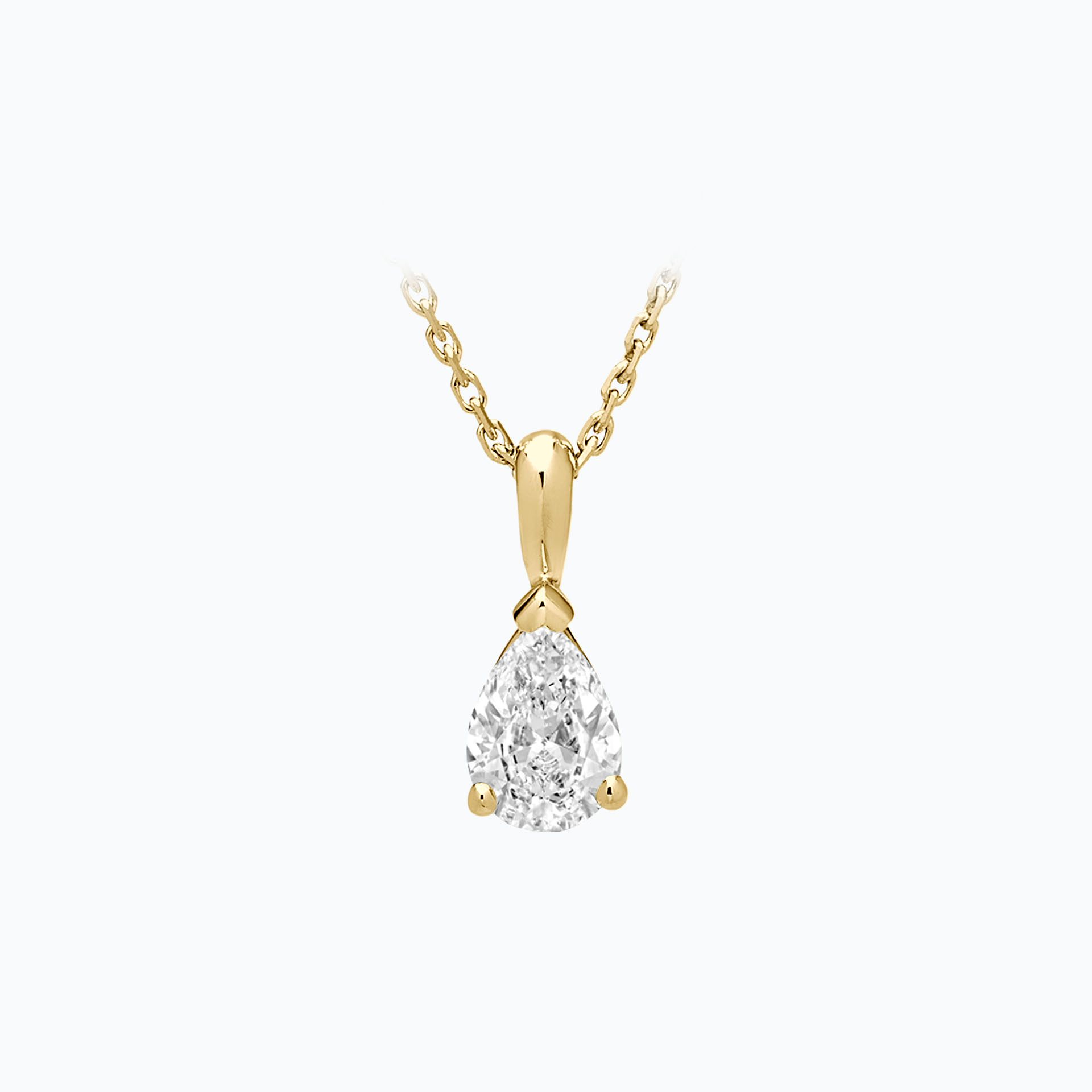 Pendentif Goutte Iconique Diamant de Synthèse