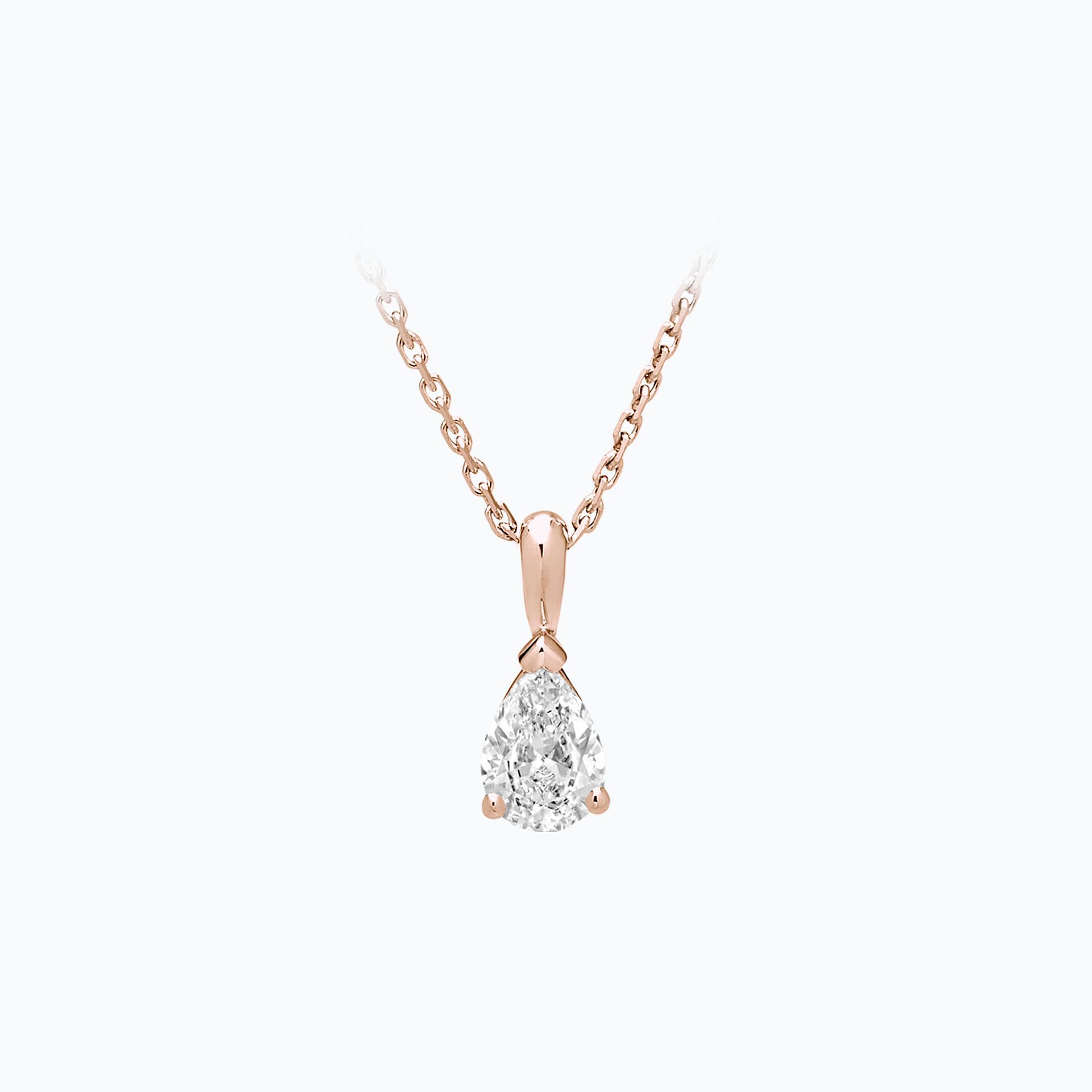 Pendentif Goutte Diamant de Synthèse Prestige