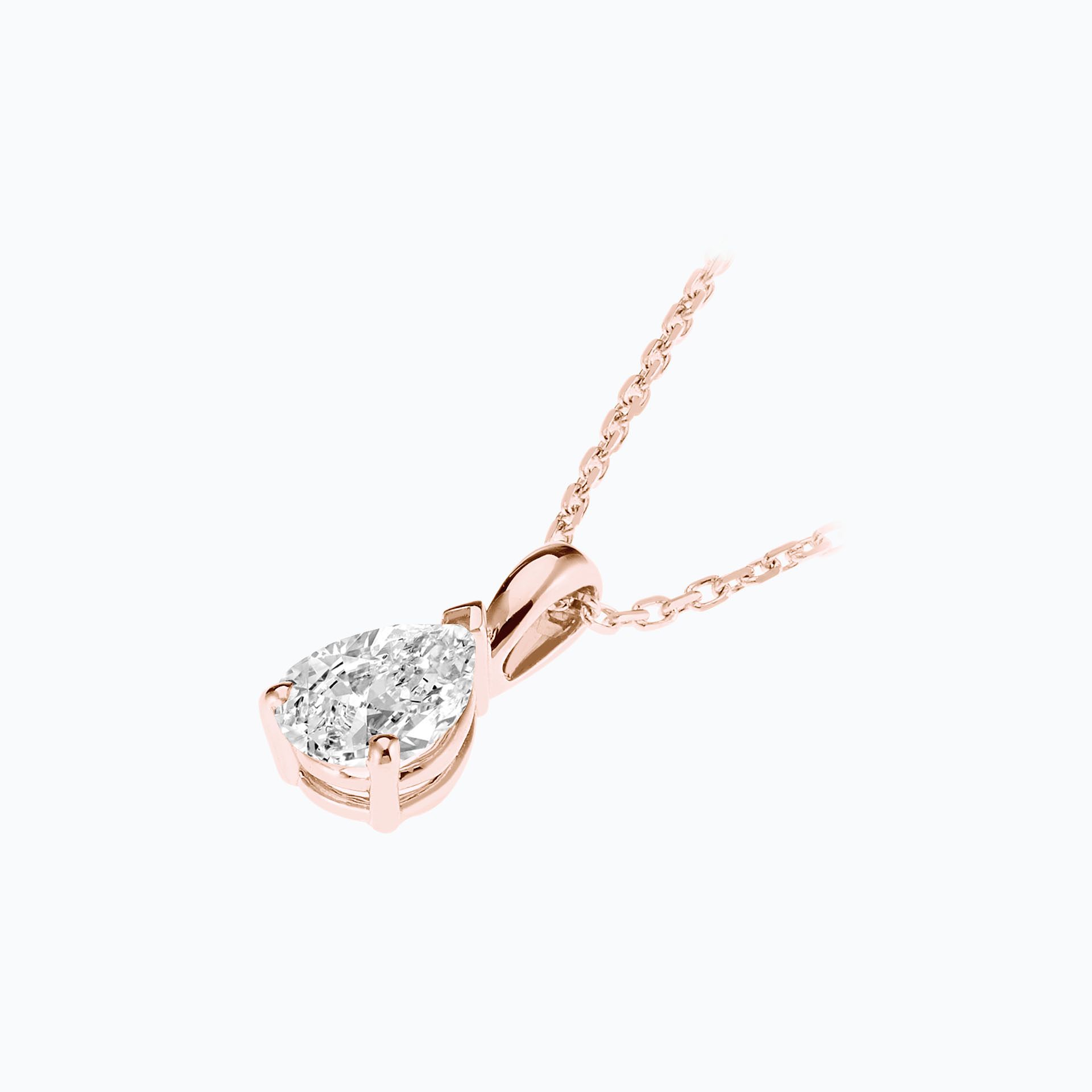 Pendentif Goutte Diamant de Synthèse Prestige