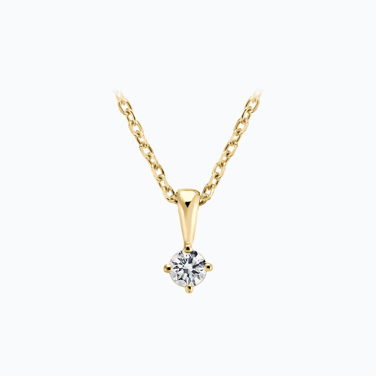 Pendentif Alva Diamant de Synthèse 0.15 carat